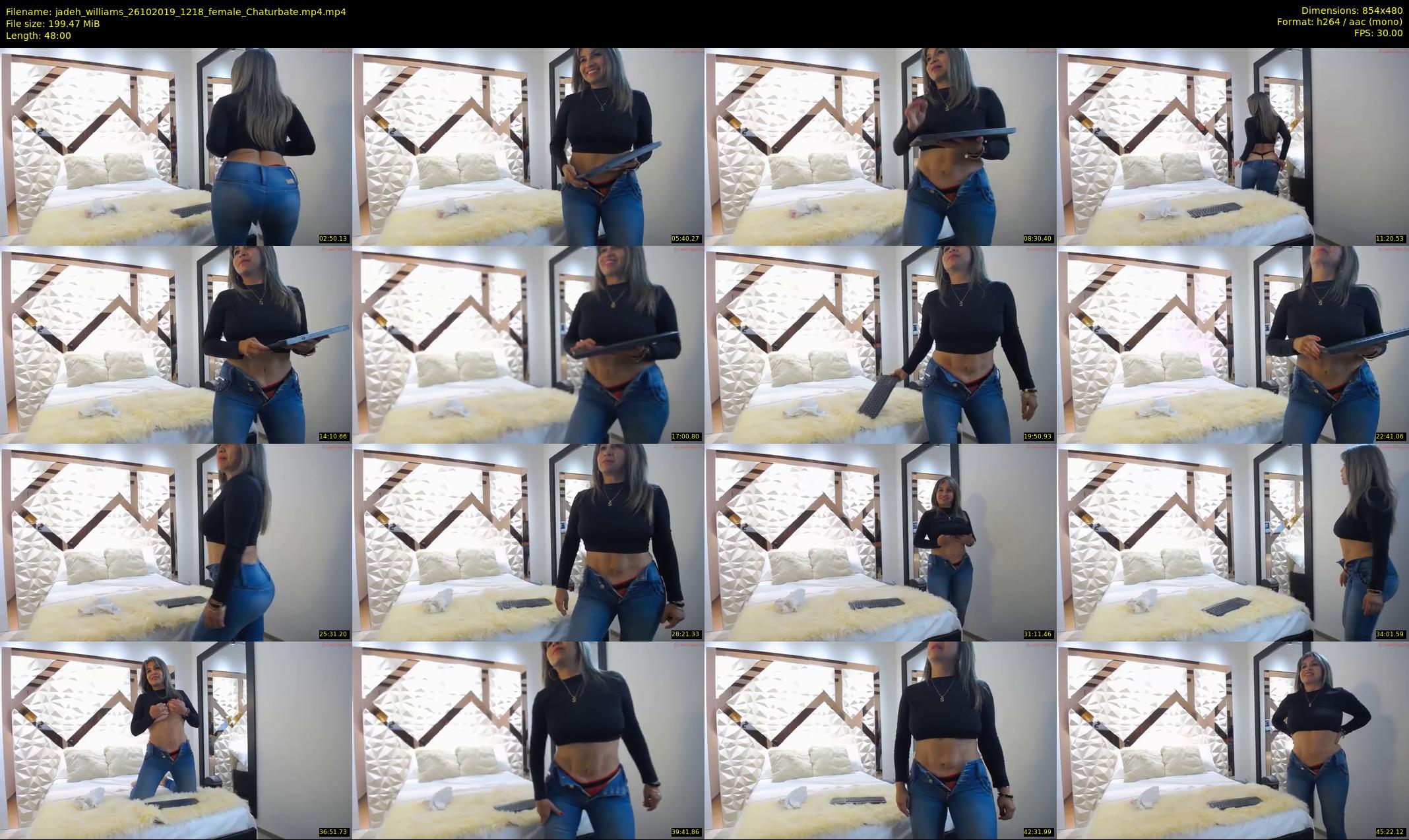 jadeh_williams — 48 minute Chaturbate female cam show recording, 480p, Oct 26, 2019