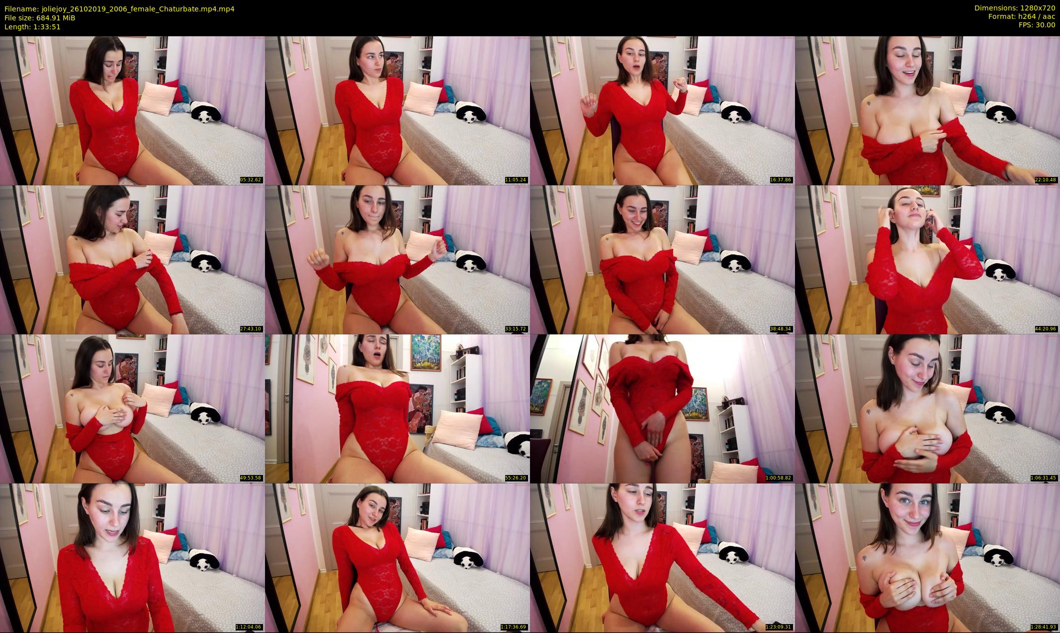 joliejoy — 94 minute Chaturbate female cam show recording, 720p, Oct 26, 2019