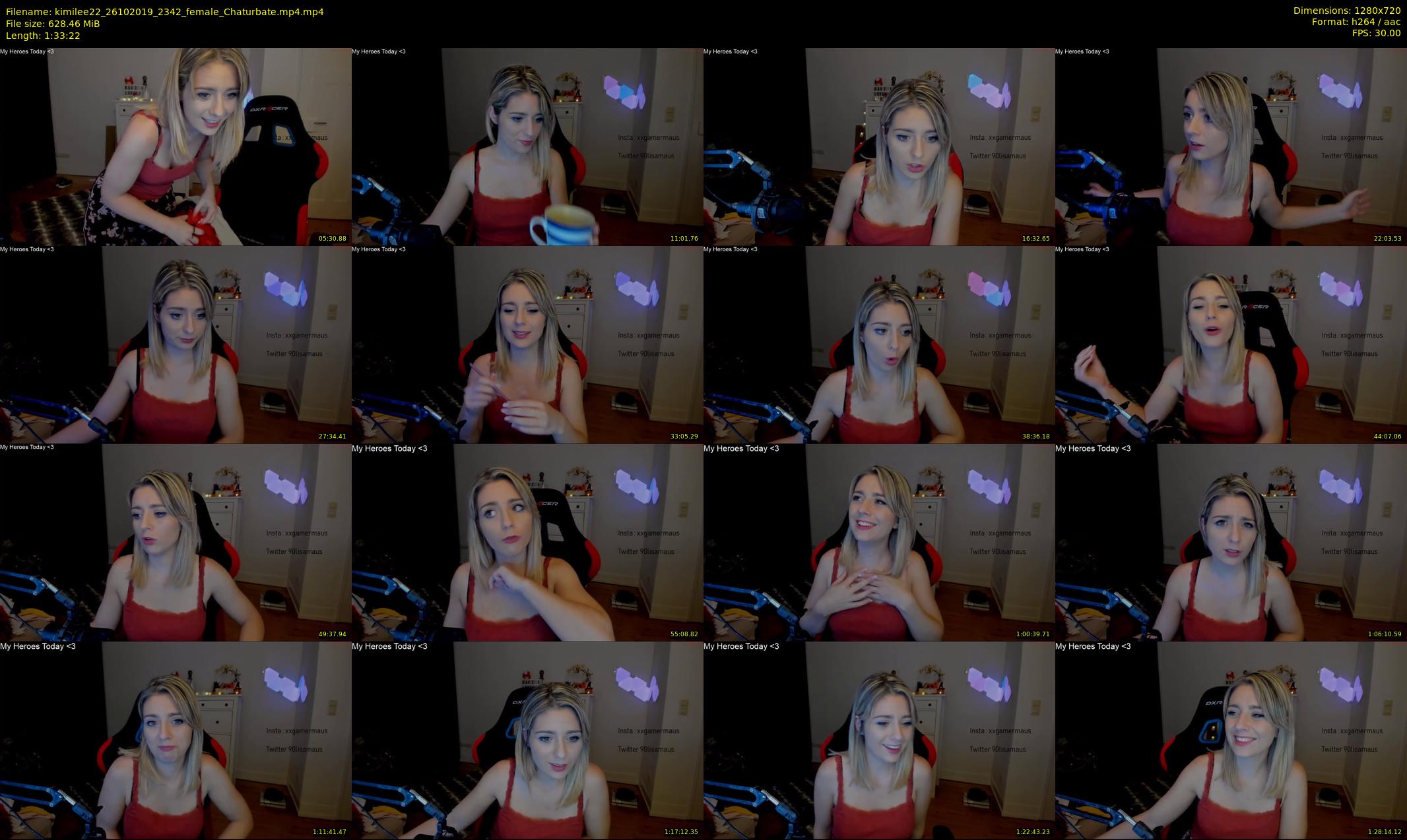 kimilee22 — 94 minute Chaturbate female cam show recording, 720p, Oct 26, 2019