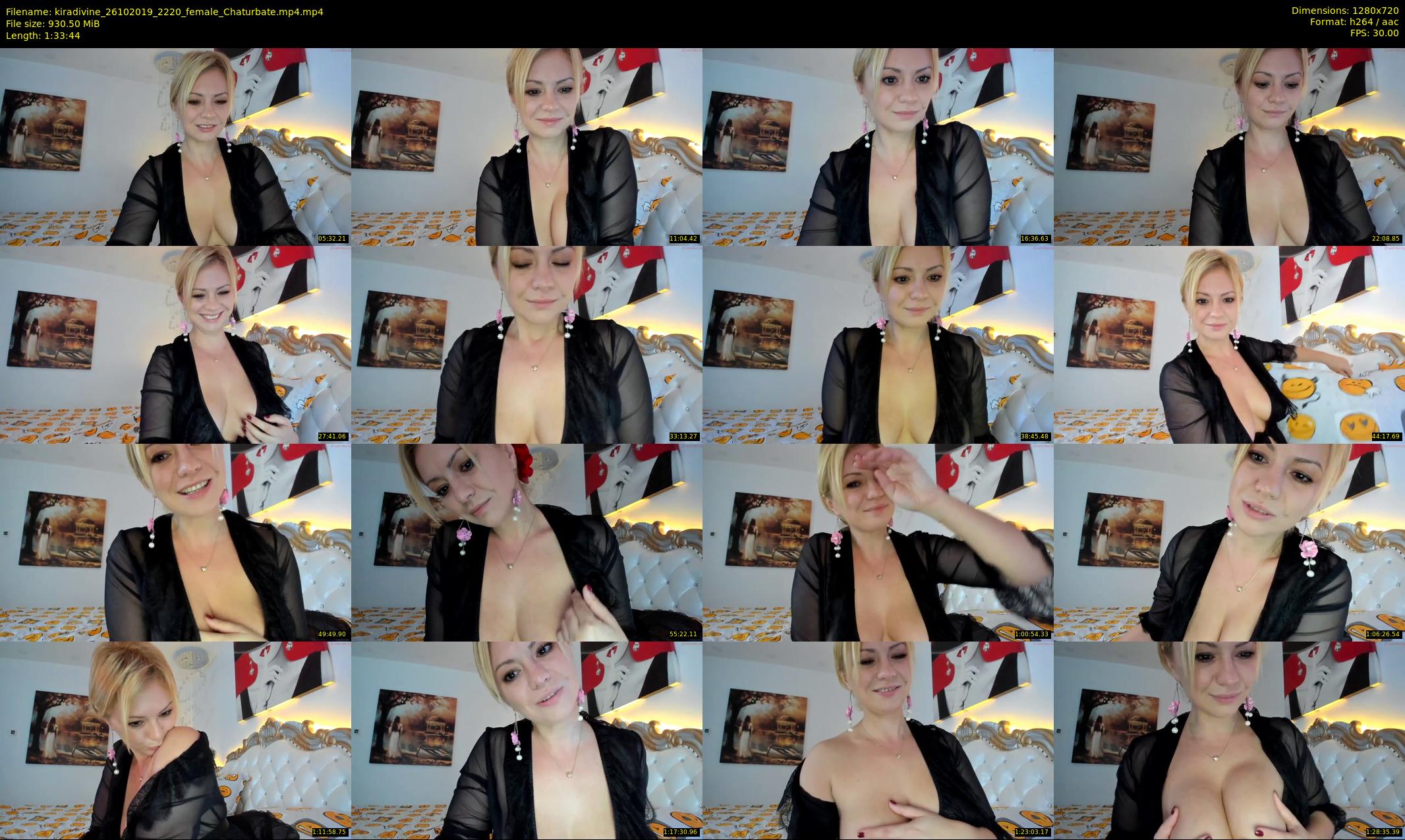 kiradivine — 94 minute Chaturbate female cam show recording, 720p, Oct 26, 2019