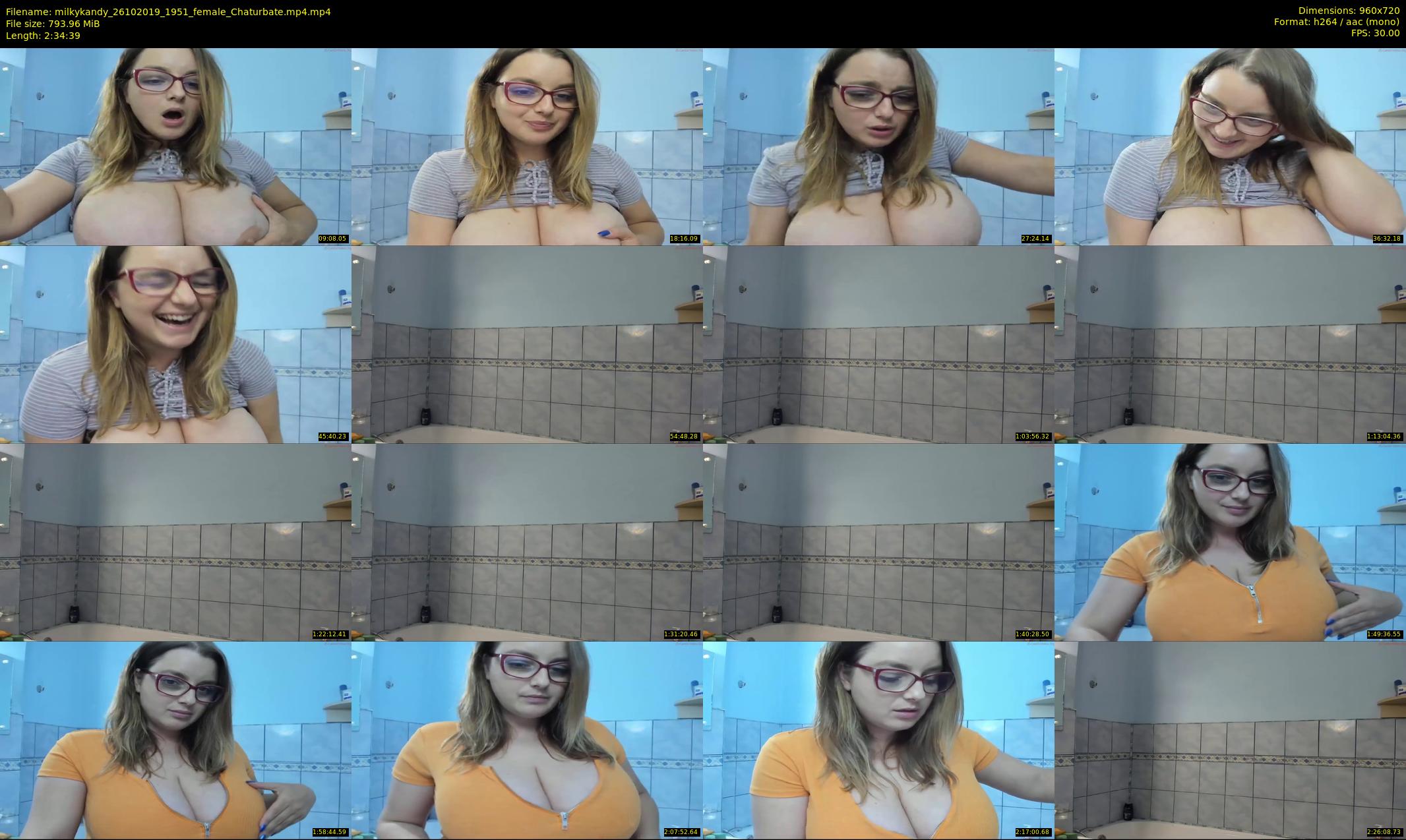 milkykandy — 155 minute Chaturbate female cam show recording, 720p, Oct 26, 2019