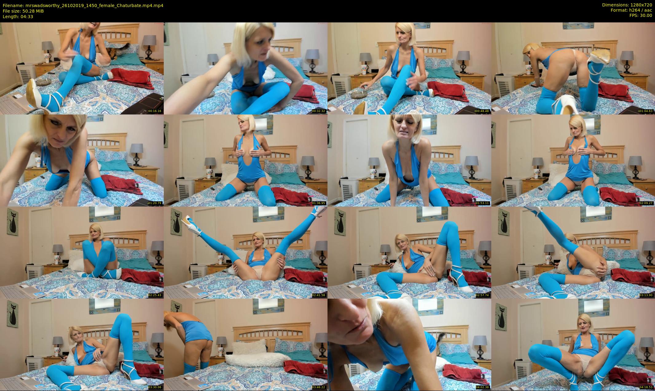 mrswadsworthy — 5 minute Chaturbate female cam show recording, 720p, Oct 26, 2019