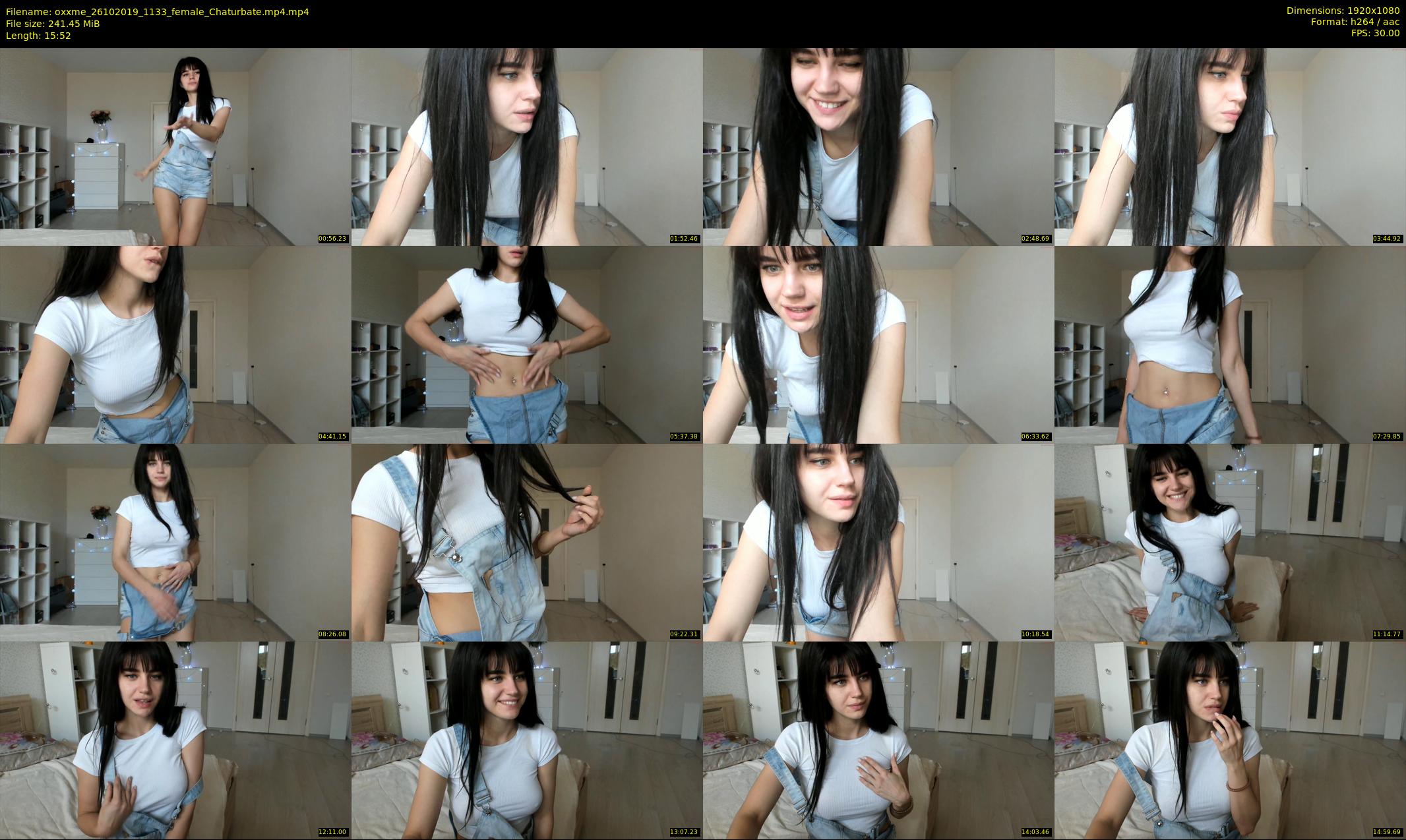 oxxme — 16 minute Chaturbate female cam show recording, 1080p, Oct 26, 2019