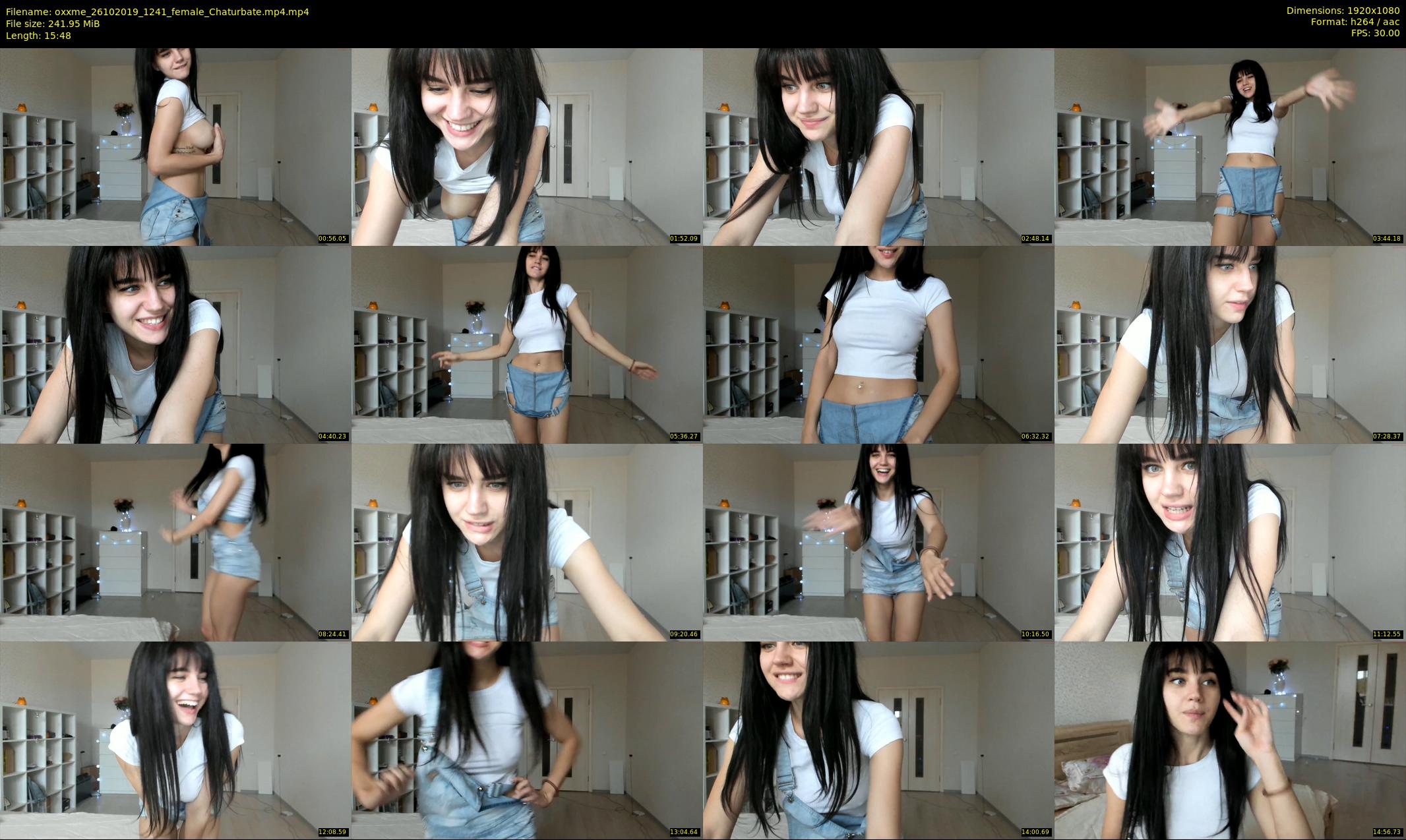 oxxme — 16 minute Chaturbate female cam show recording, 1080p, Oct 26, 2019