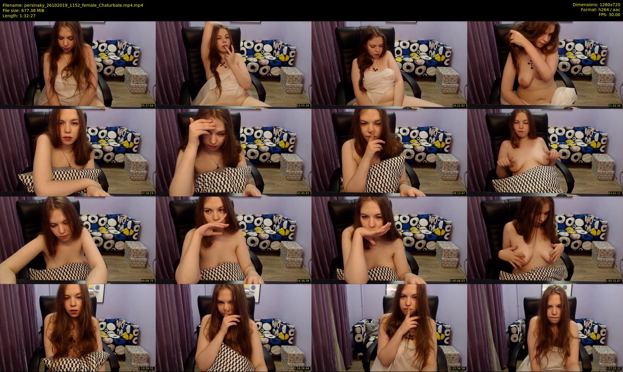persinaky — 93 minute Chaturbate female cam show recording, 720p, Oct 26, 2019
