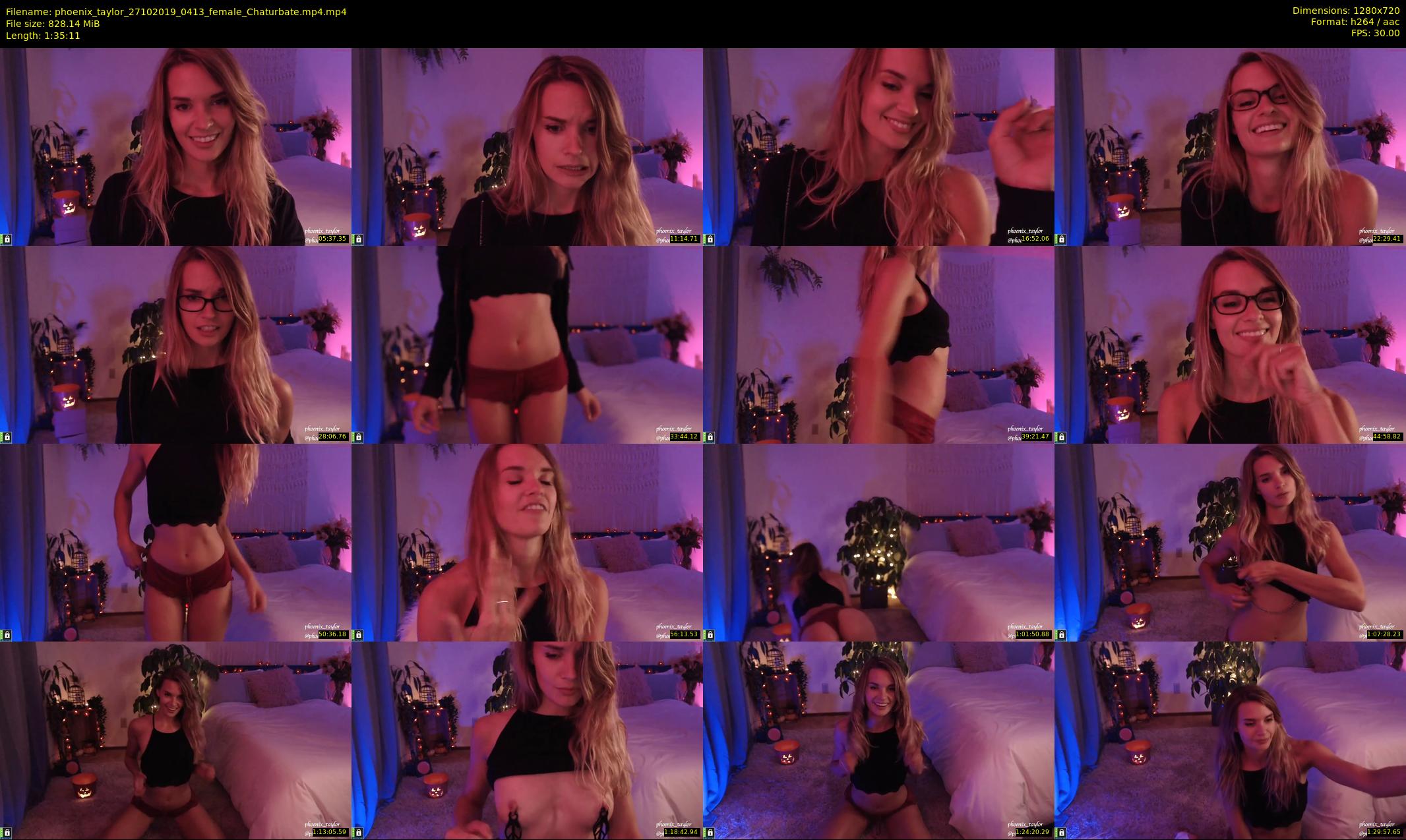 phoenix_taylor — 96 minute Chaturbate female cam show recording, 720p, Oct 27, 2019