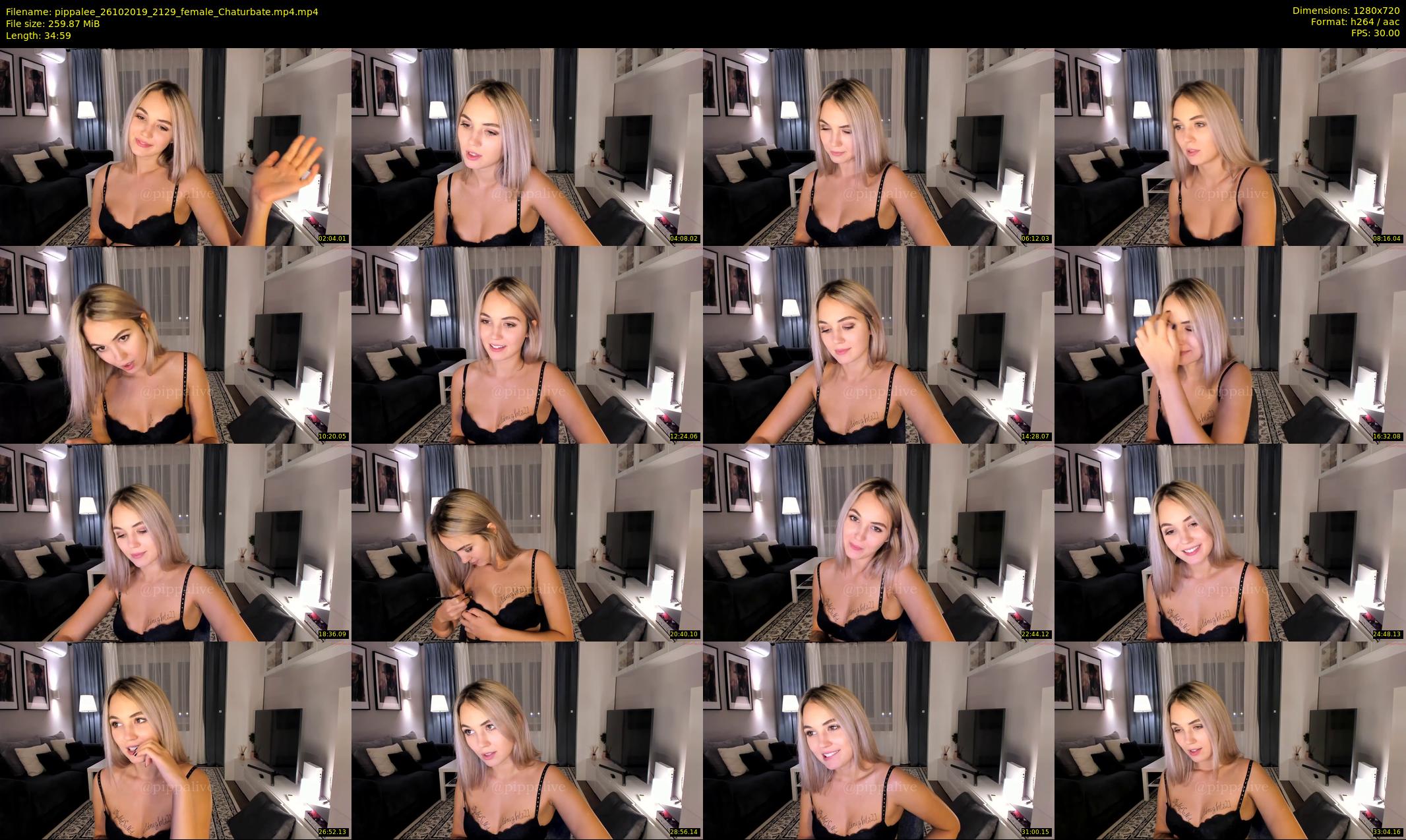 pippalee — 35 minute Chaturbate female cam show recording, 720p, Oct 26, 2019