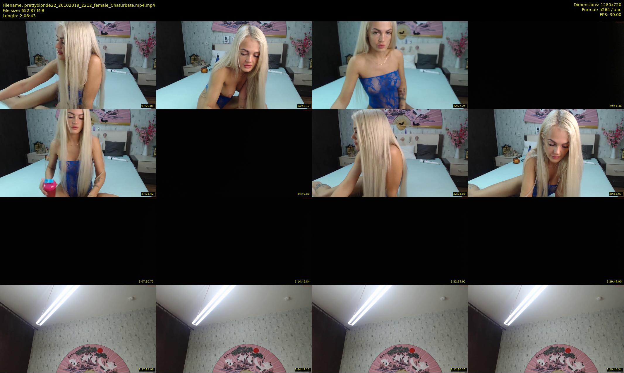 prettyblonde22 — 127 minute Chaturbate female cam show recording, 720p, Oct 26, 2019