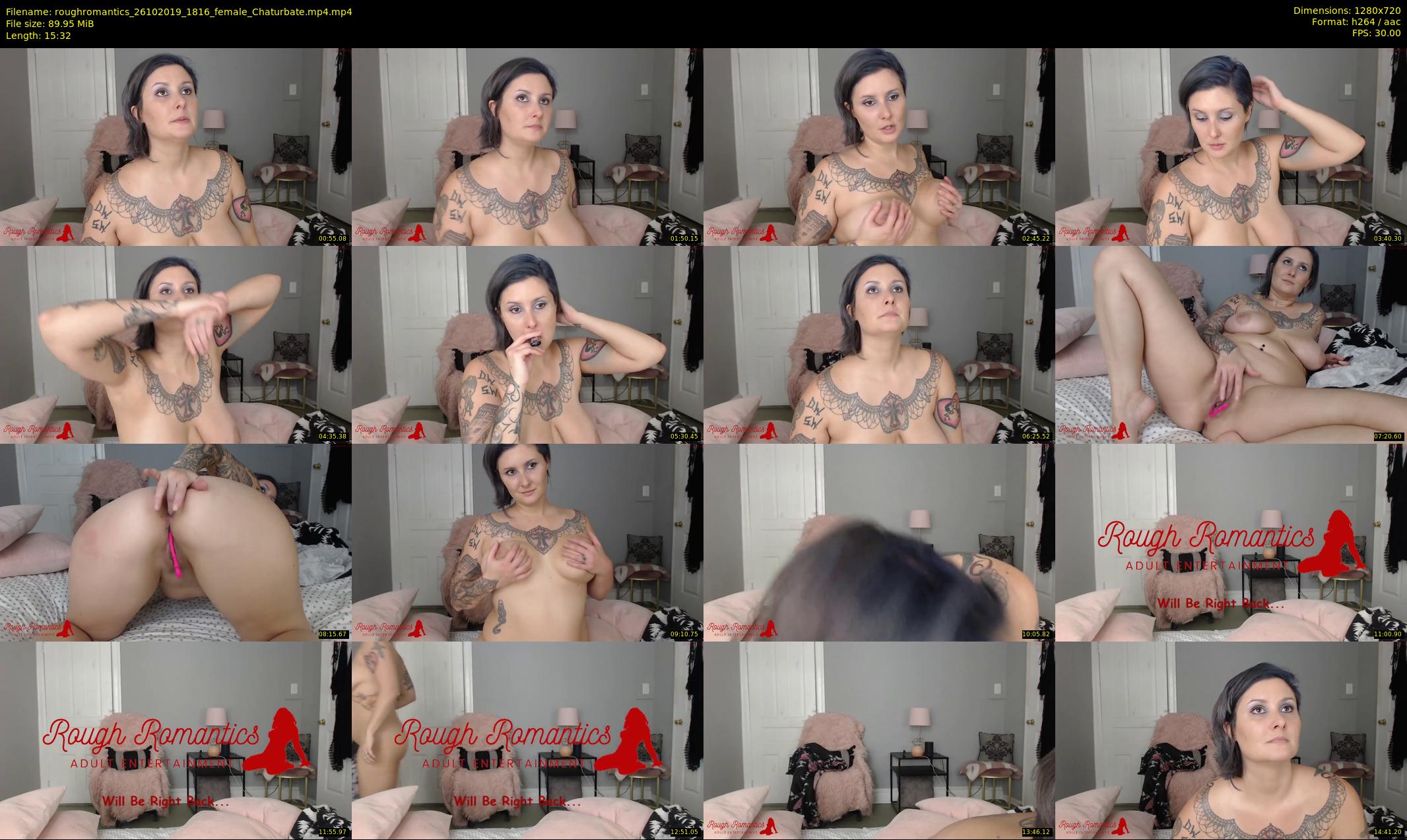 roughromantics — 16 minute Chaturbate couple cam show recording, 720p, Oct 26, 2019