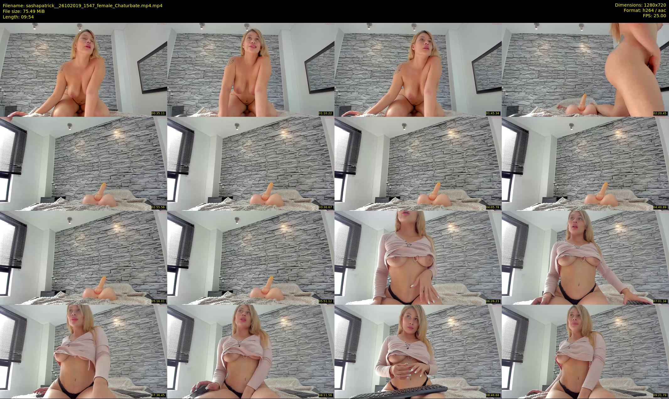 sashapatrick_ — 10 minute Chaturbate female cam show recording, 720p, Oct 26, 2019