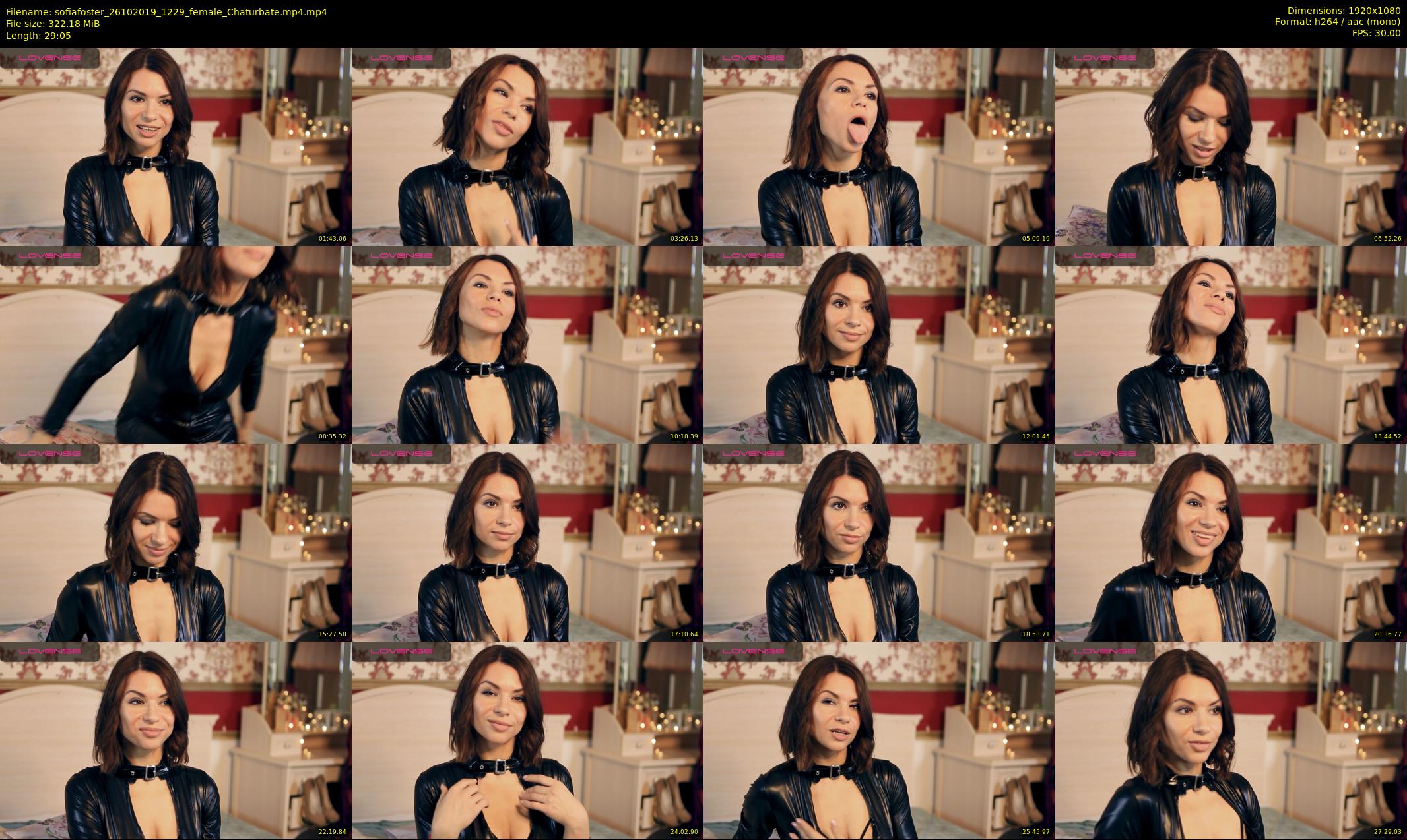 sofiafoster — 30 minute Chaturbate female cam show recording, 1080p, Oct 26, 2019