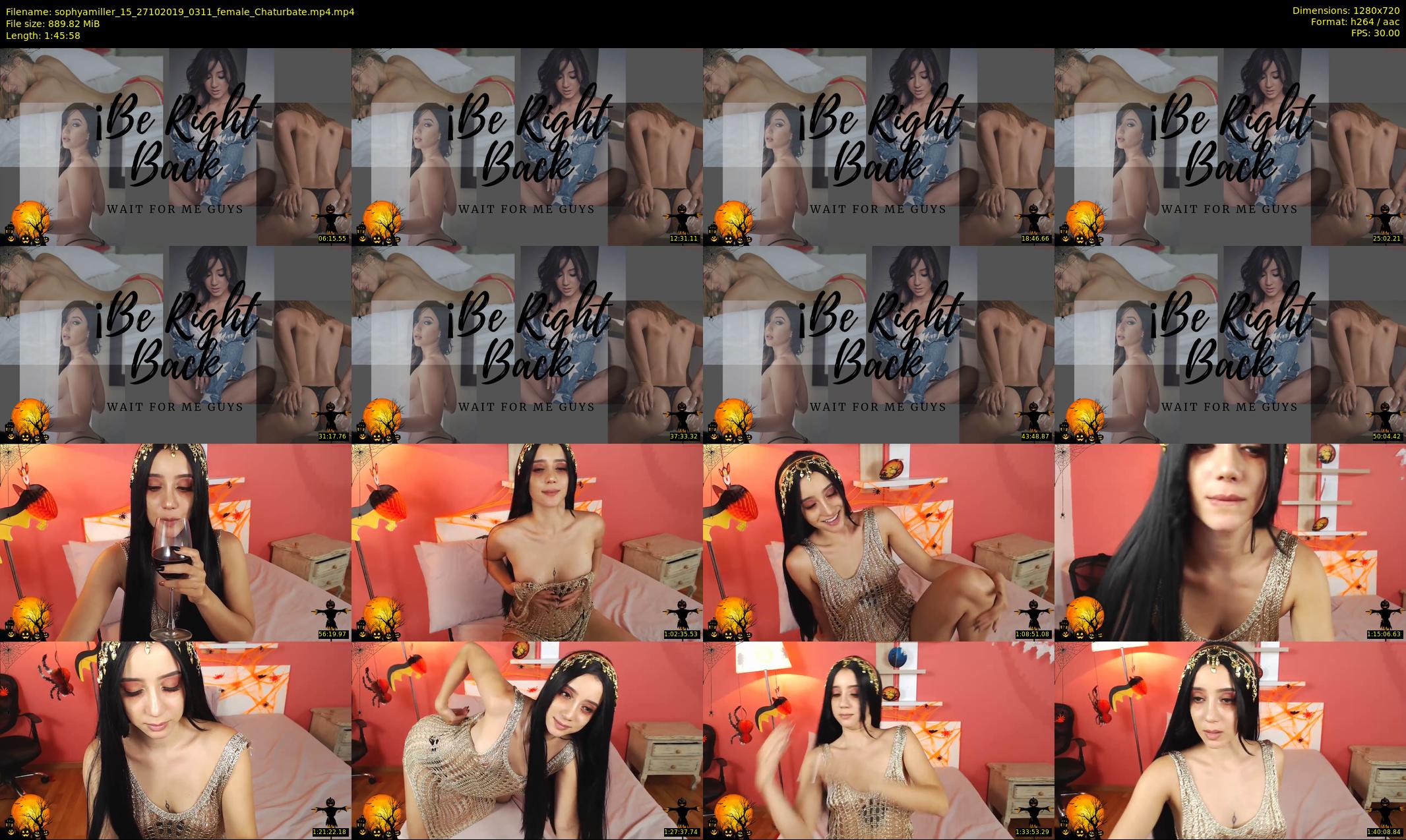 sophyamiller_15 — 106 minute Chaturbate female cam show recording, 720p, Oct 27, 2019