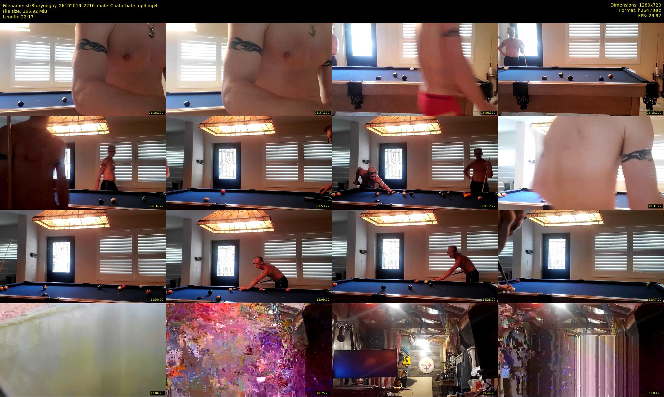 str8foryouguy — 23 minute Chaturbate male cam show recording, 720p, Oct 26, 2019