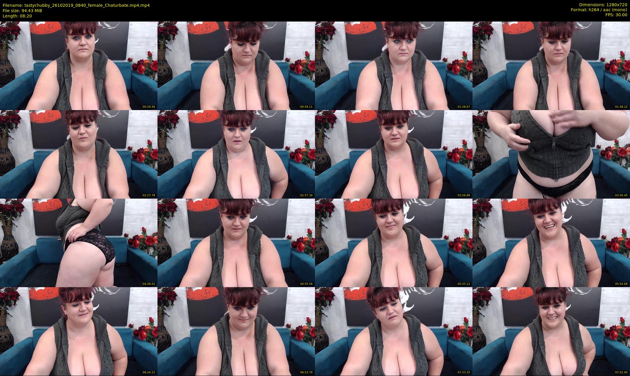 tastychubby — 9 minute Chaturbate female cam show recording, 720p, Oct 26, 2019