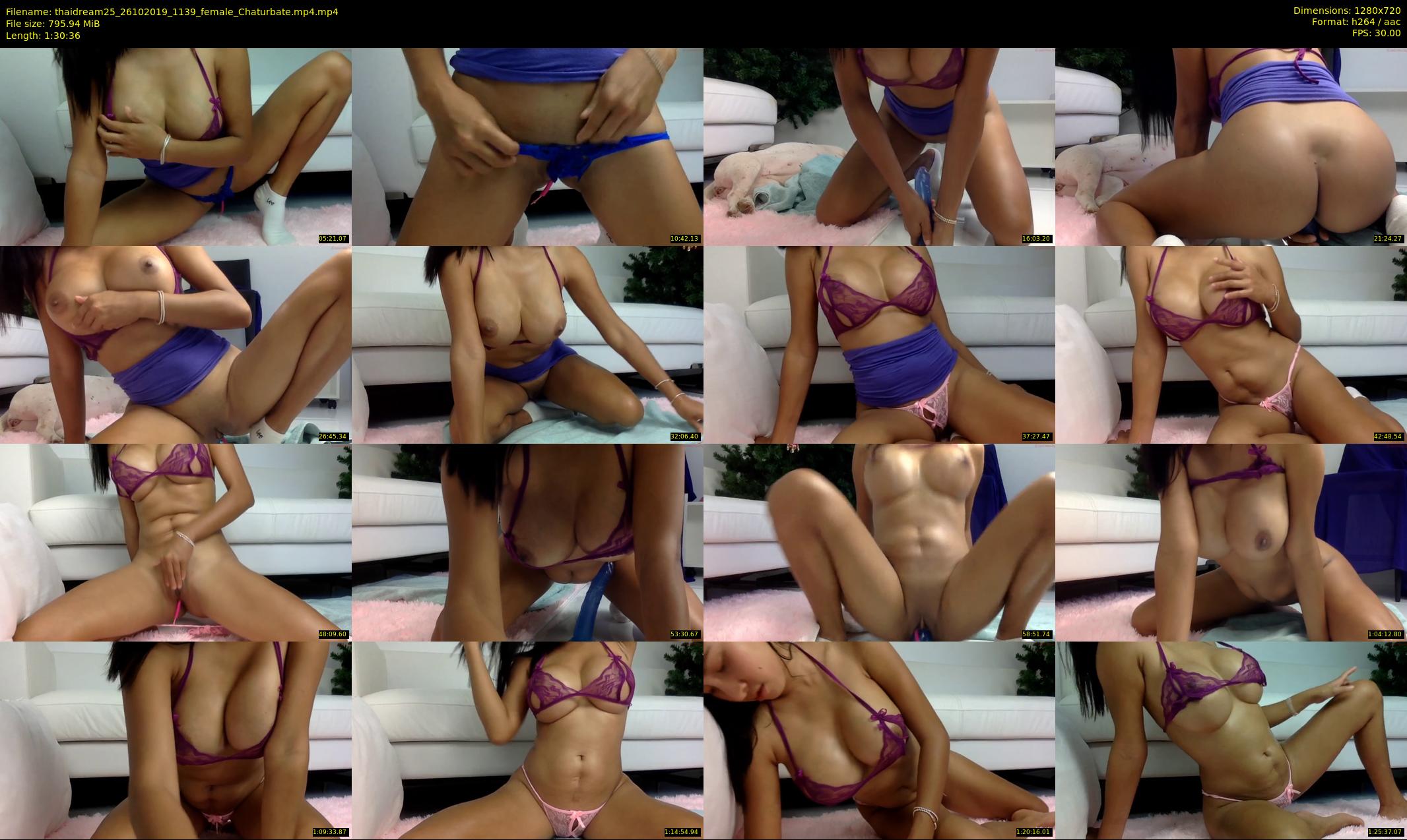 thaidream25 — 91 minute Chaturbate female cam show recording, 720p, Oct 26, 2019