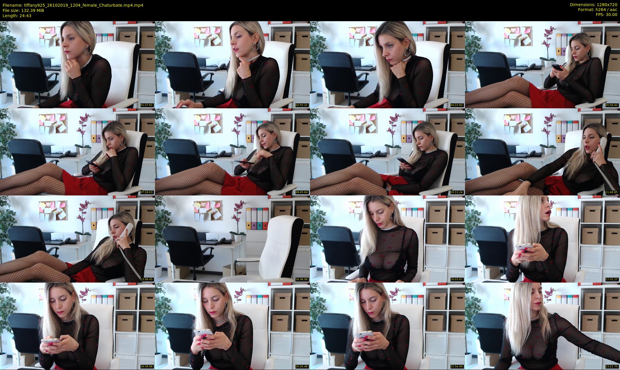 tiffany925 — 25 minute Chaturbate female cam show recording, 720p, Oct 26, 2019
