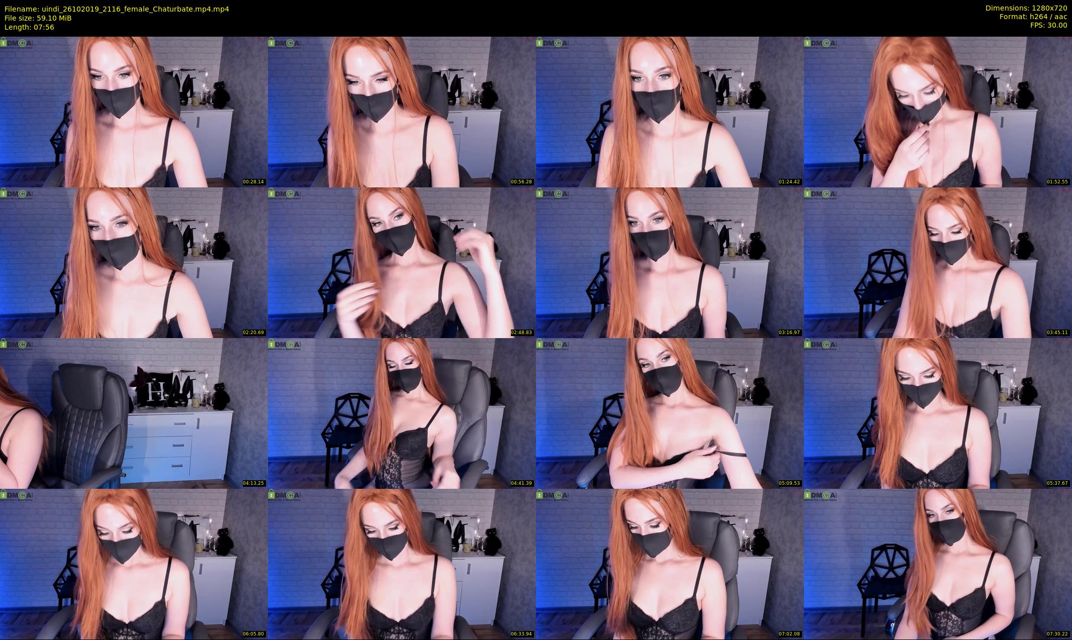 uindi — 8 minute Chaturbate female cam show recording, 720p, Oct 26, 2019