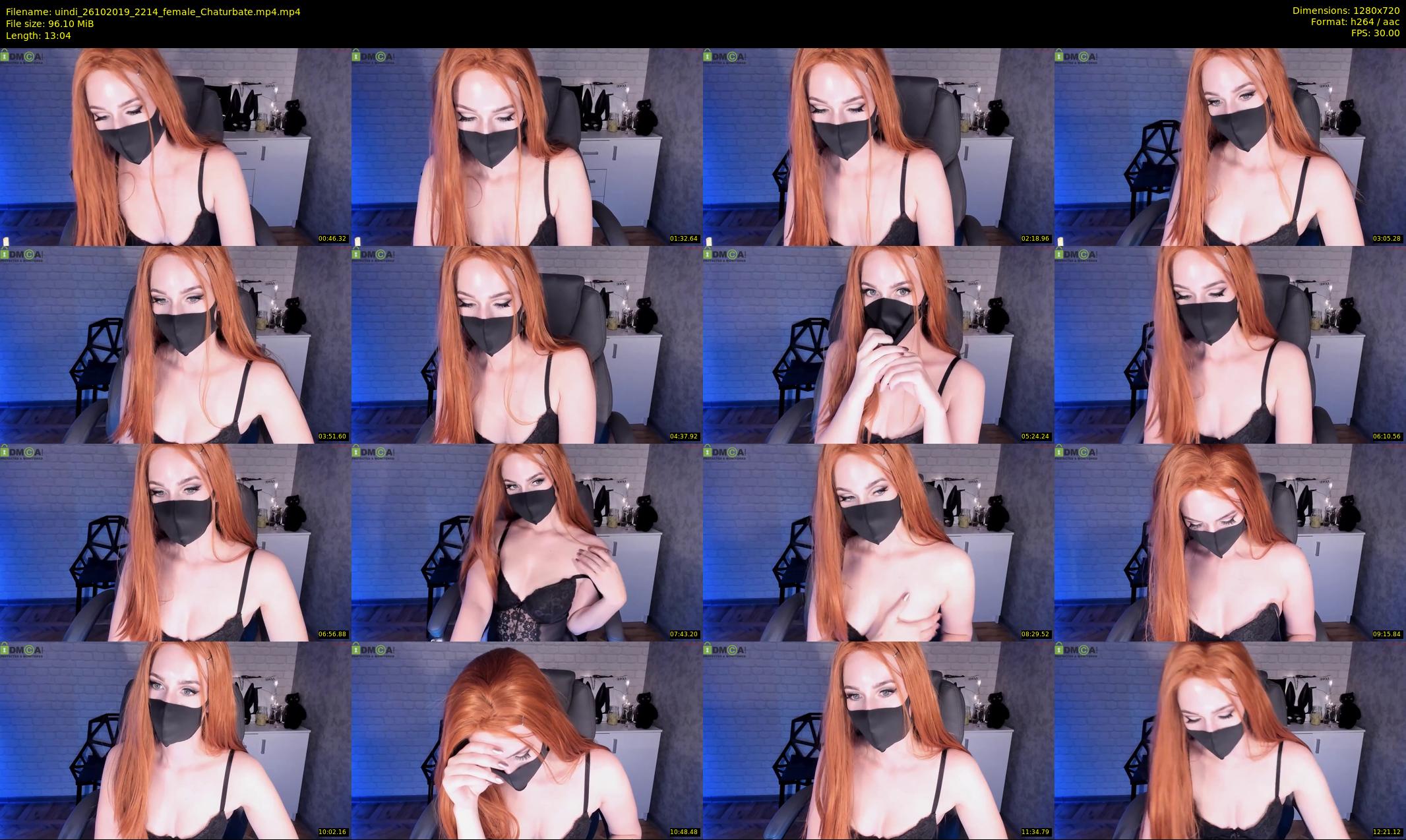 uindi — 14 minute Chaturbate female cam show recording, 720p, Oct 26, 2019