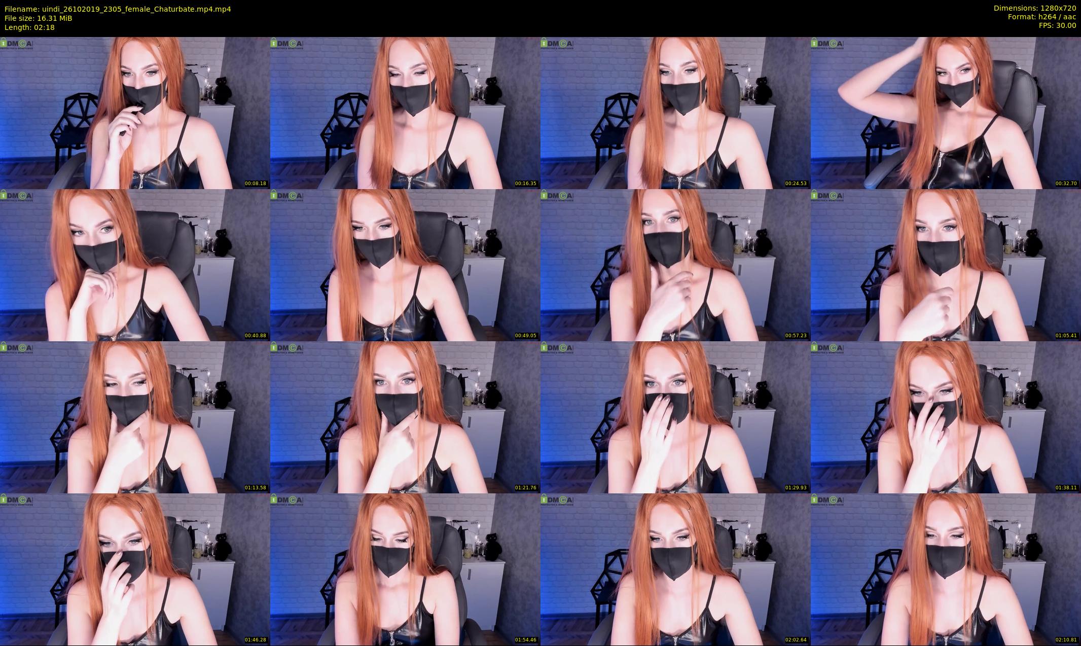 uindi — 3 minute Chaturbate female cam show recording, 720p, Oct 26, 2019