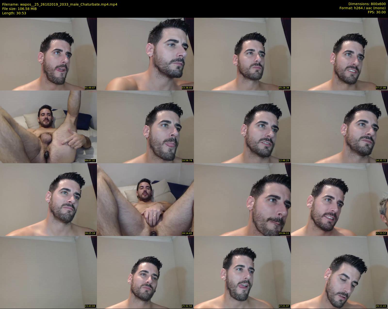 wapos__25 — 31 minute Chaturbate male cam show recording, 480p, Oct 26, 2019