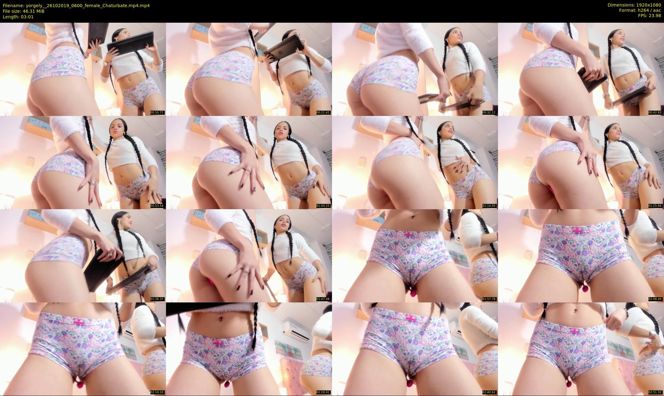 yorgely_ — 4 minute Chaturbate female cam show recording, 1080p, Oct 26, 2019