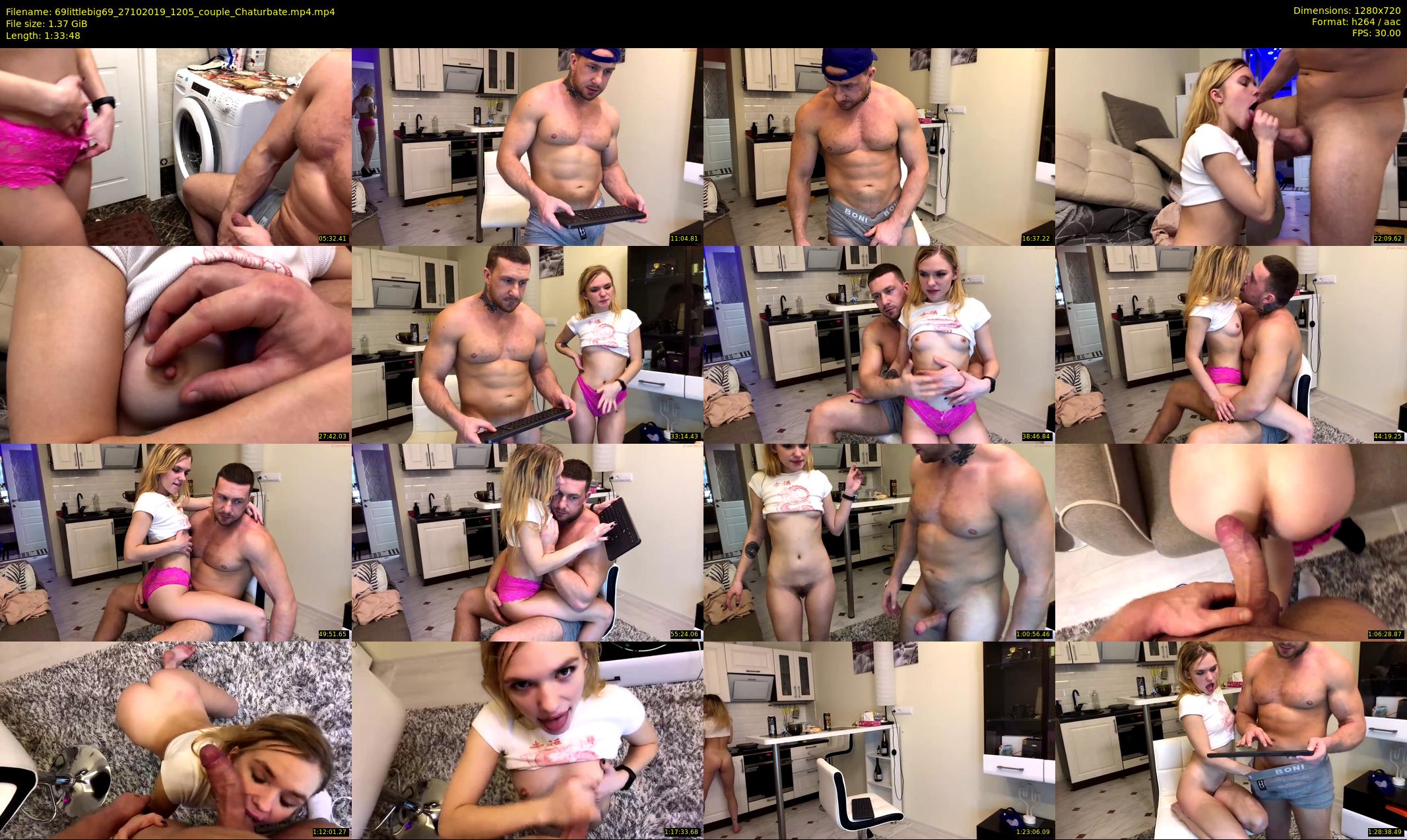 69littlebig69 — 94 minute Chaturbate couple cam show recording, 720p, Oct 27, 2019