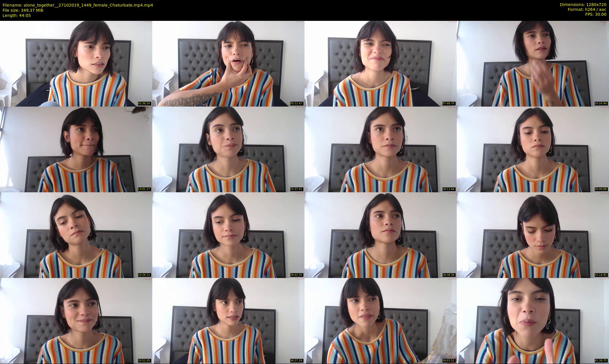 alone_together_ — 45 minute Chaturbate female cam show recording, 720p, Oct 27, 2019