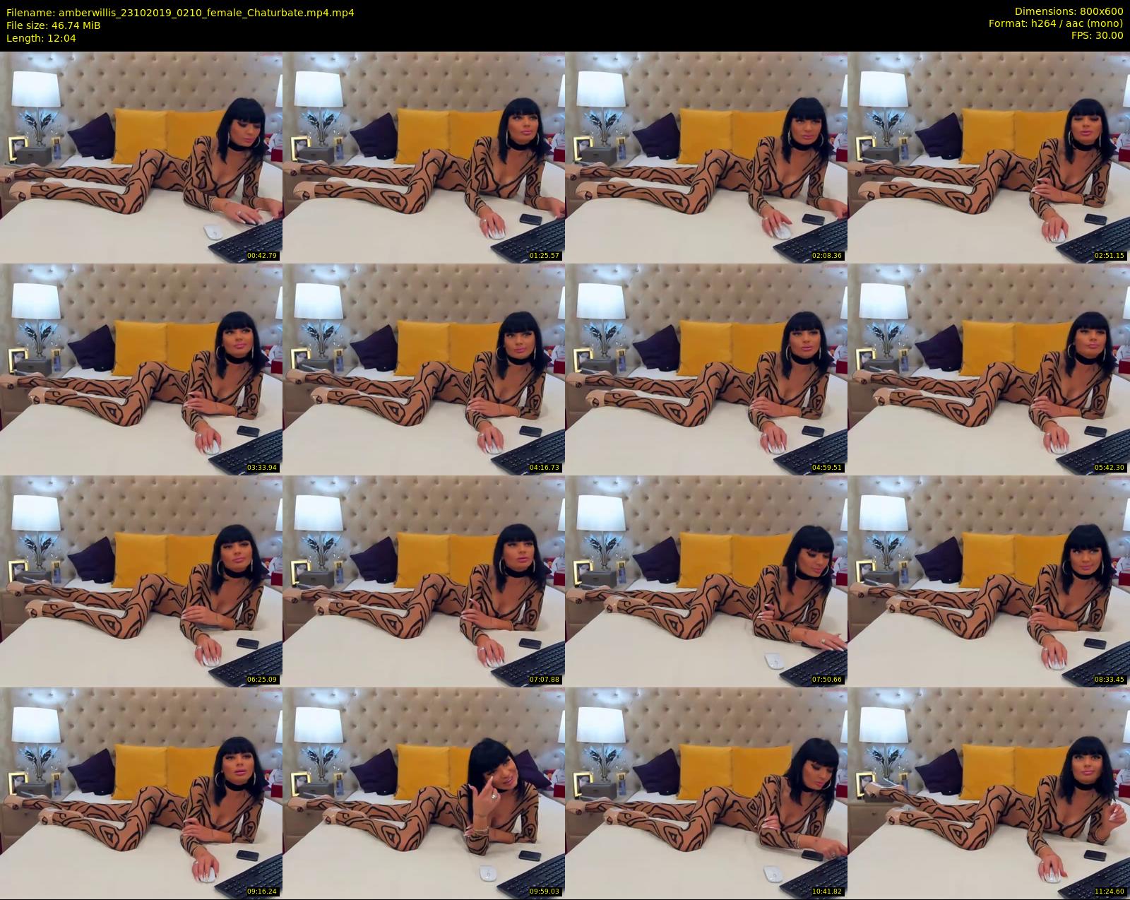 amberwillis — 13 minute Chaturbate female cam show recording, 480p, Oct 23, 2019