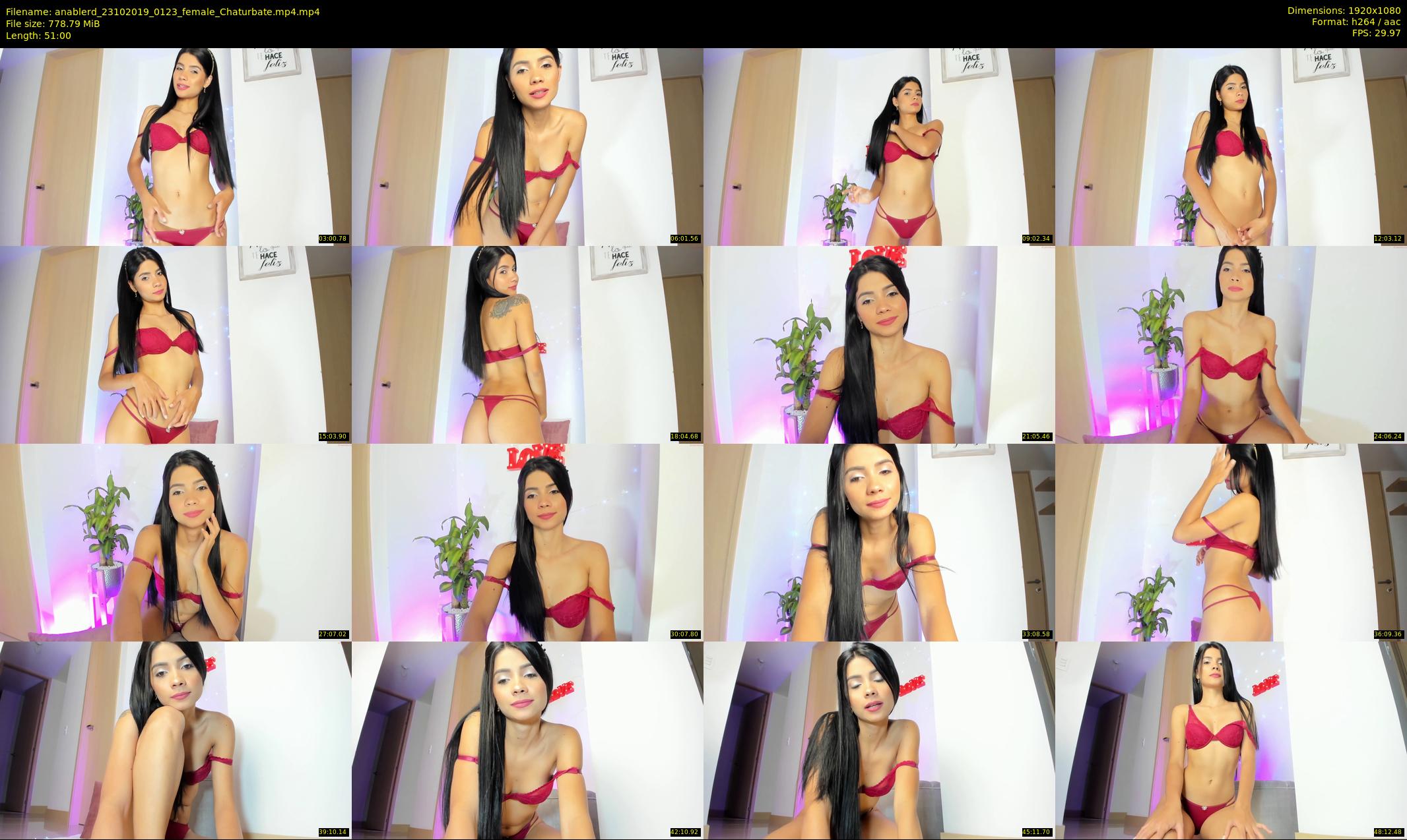 anablerd — 51 minute Chaturbate female cam show recording, 1080p, Oct 23, 2019