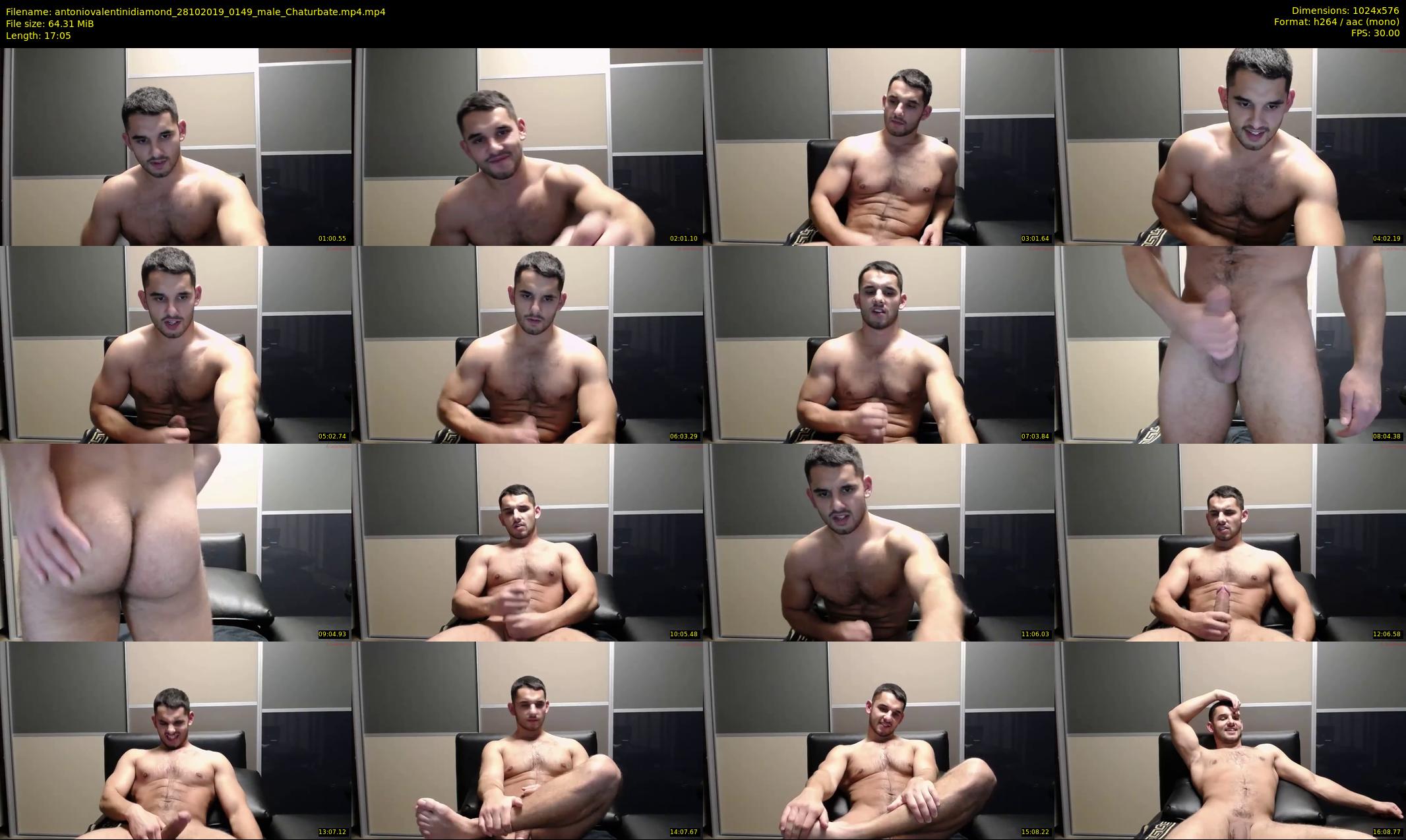 antoniovalentinidiamond — 18 minute Chaturbate male cam show recording, 480p, Oct 28, 2019