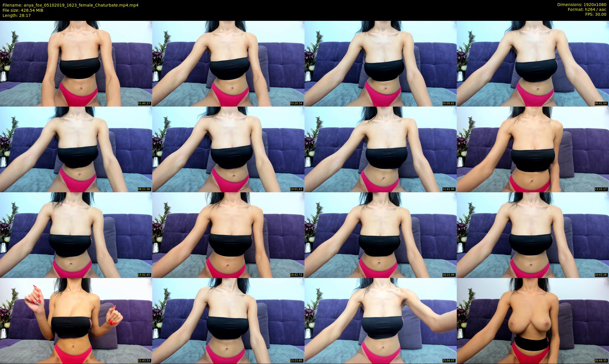 anya_fox — 29 minute Chaturbate female cam show recording, 1080p, Oct 5, 2019