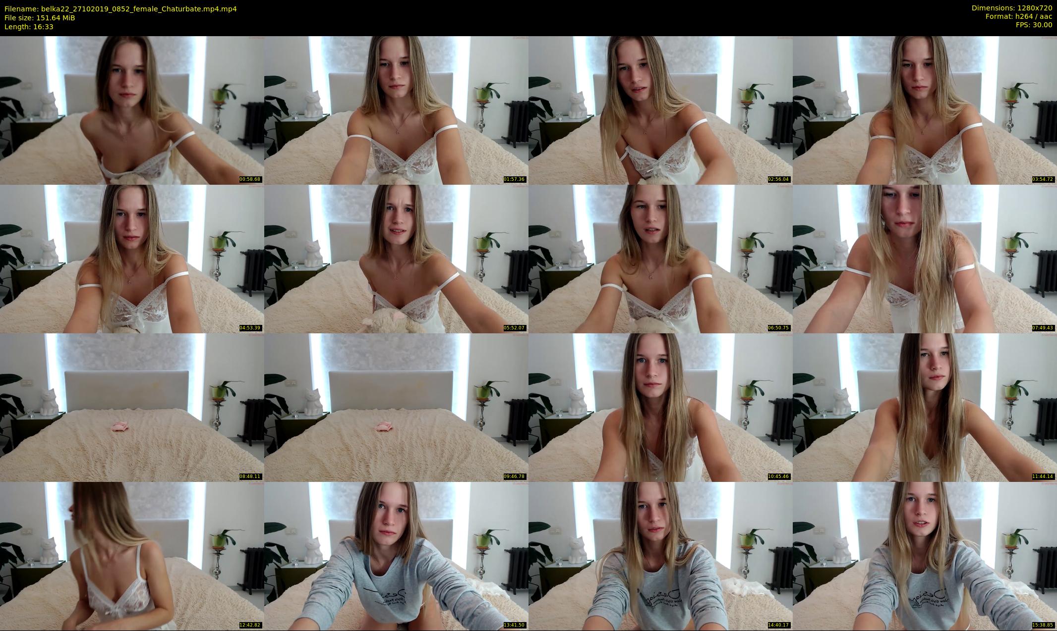 belka22 — 17 minute Chaturbate female cam show recording, 720p, Oct 27, 2019