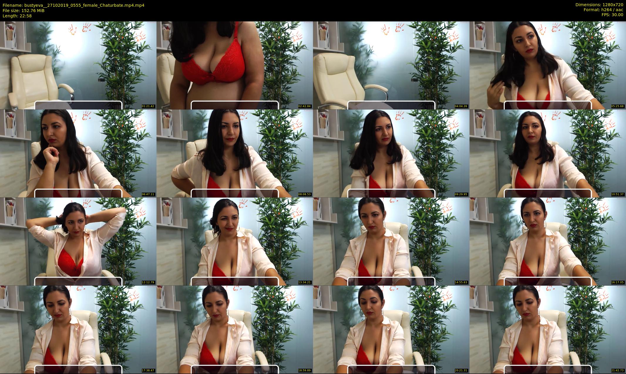 bustyeva_ — 23 minute Chaturbate female cam show recording, 720p, Oct 27, 2019