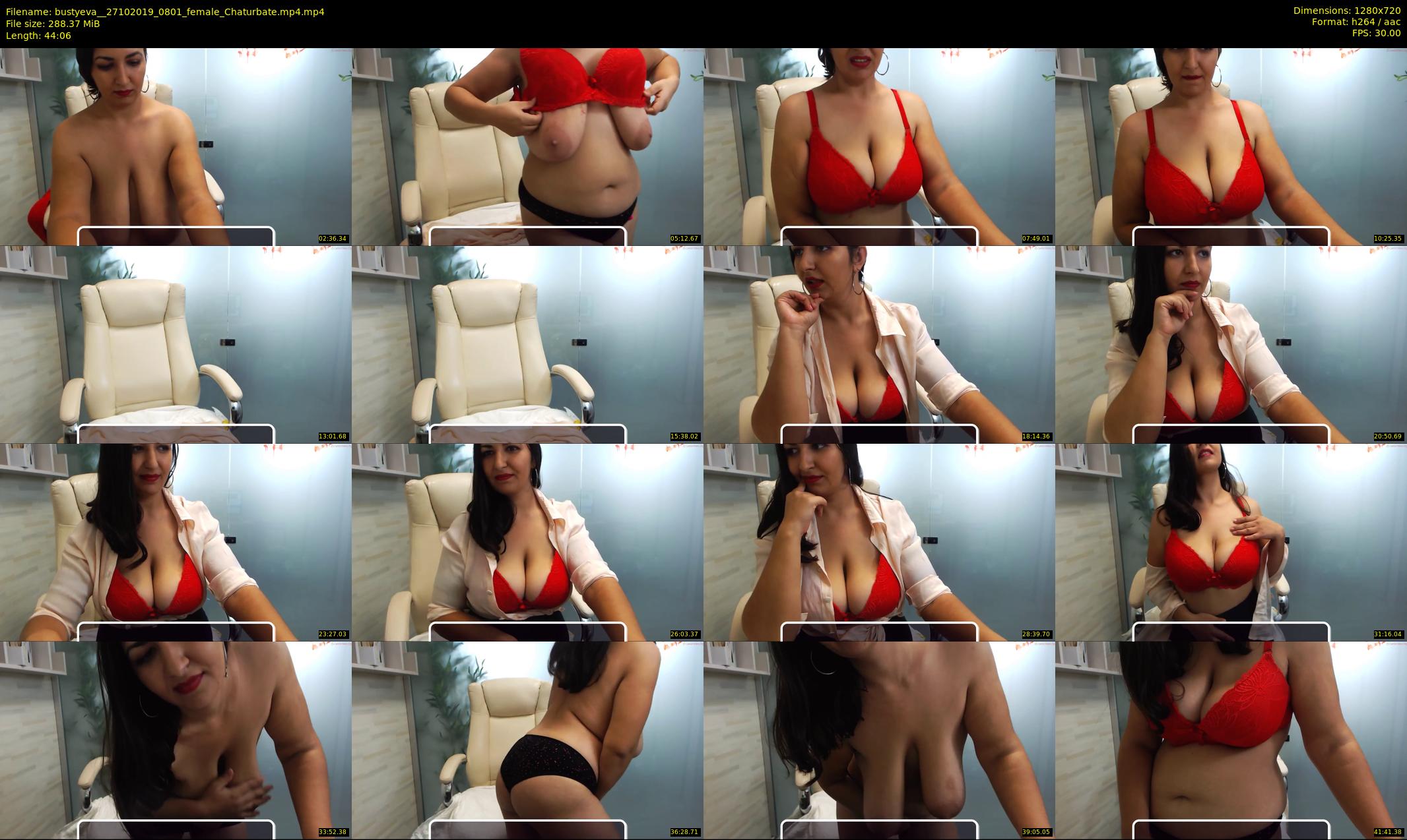 bustyeva_ — 45 minute Chaturbate female cam show recording, 720p, Oct 27, 2019