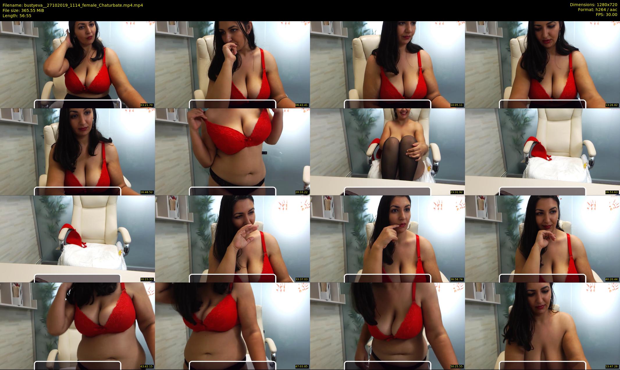 bustyeva_ — 57 minute Chaturbate female cam show recording, 720p, Oct 27, 2019