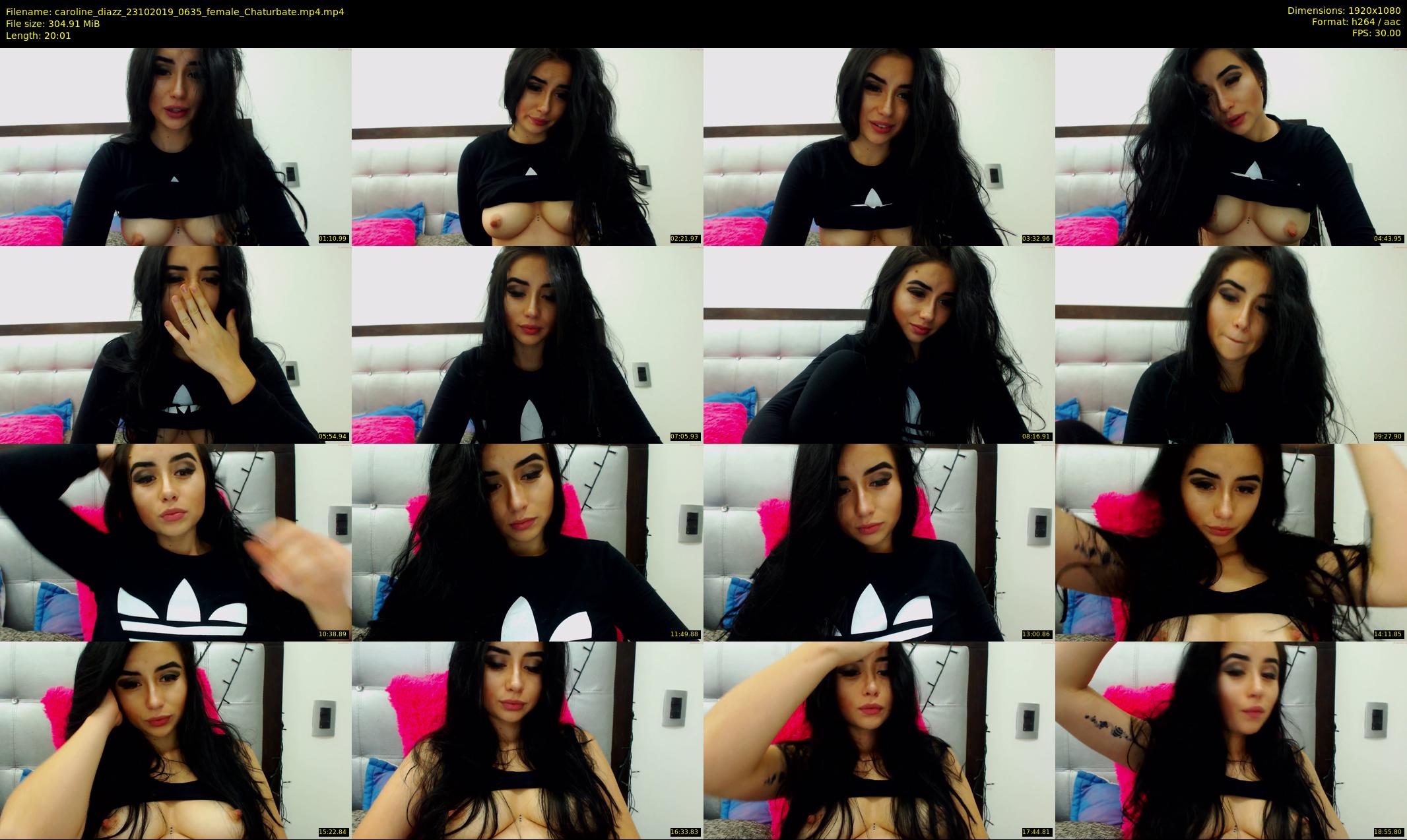 caroline_diazz — 21 minute Chaturbate female cam show recording, 1080p, Oct 23, 2019