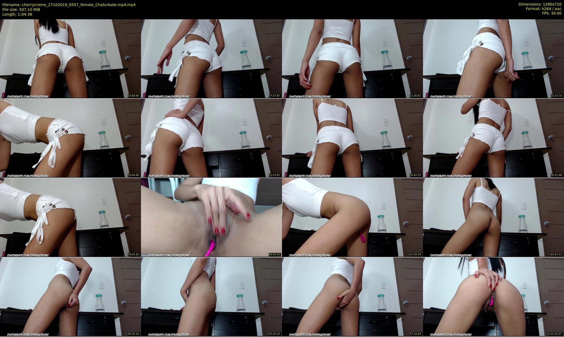 cherrycreme — 65 minute Chaturbate female cam show recording, 720p, Oct 27, 2019
