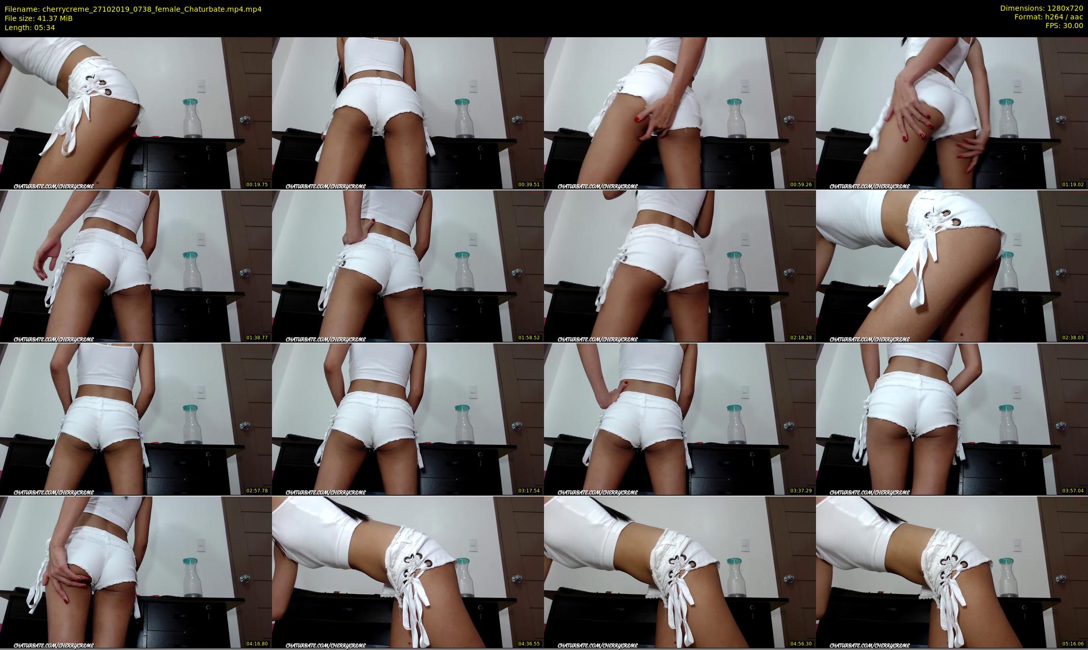 cherrycreme — 6 minute Chaturbate female cam show recording, 720p, Oct 27, 2019