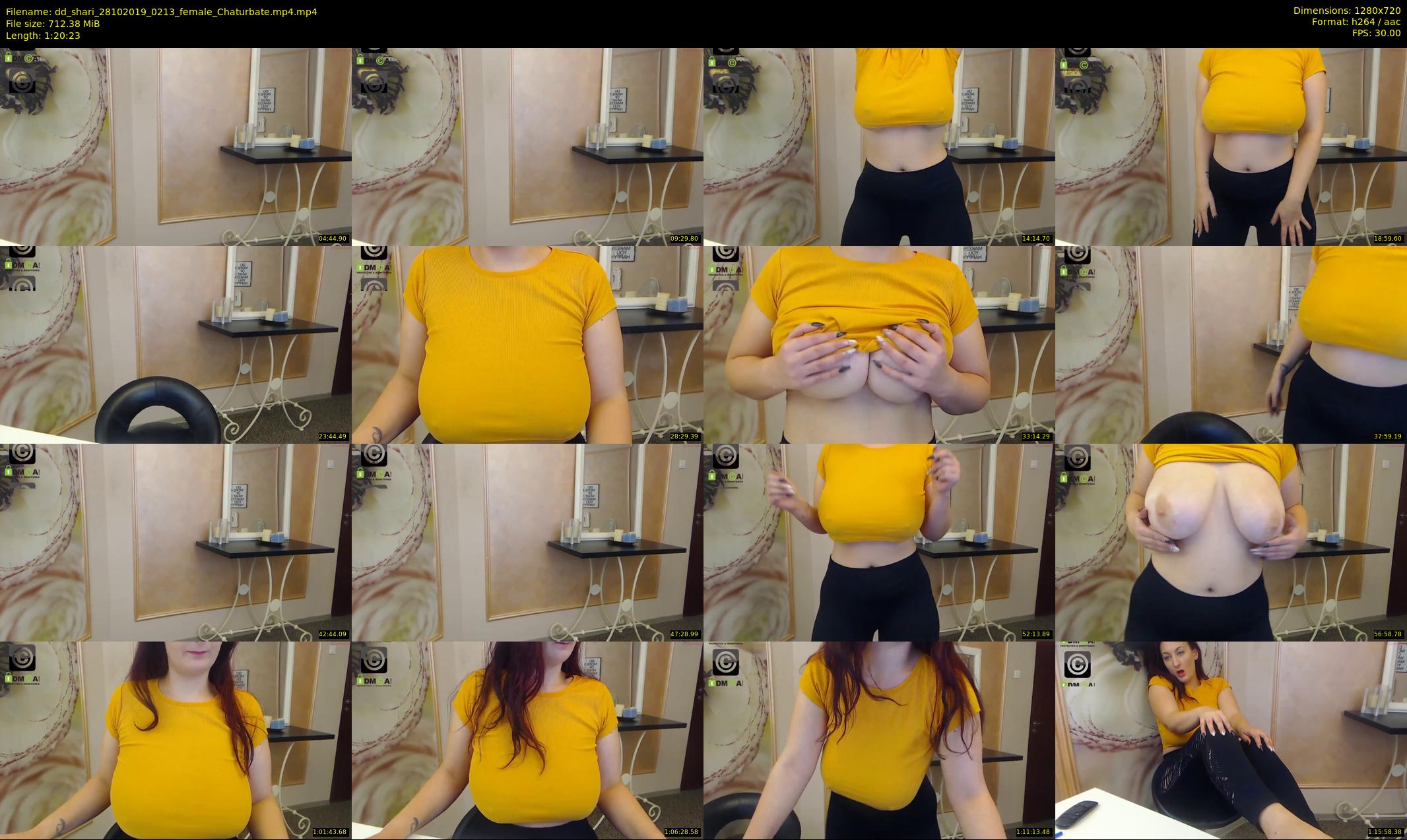 dd_shari — 81 minute Chaturbate female cam show recording, 720p, Oct 28, 2019