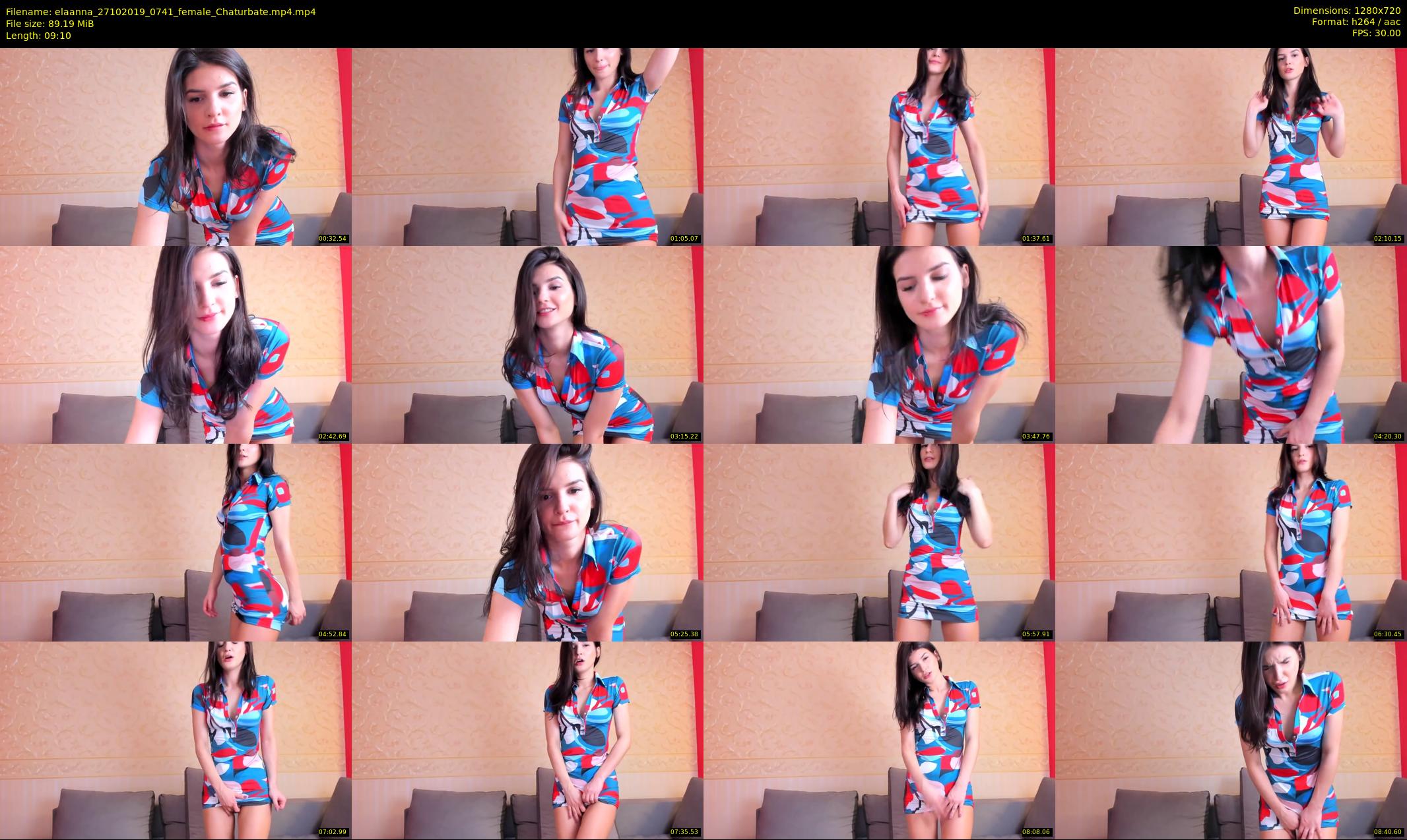 elaanna — 10 minute Chaturbate female cam show recording, 720p, Oct 27, 2019