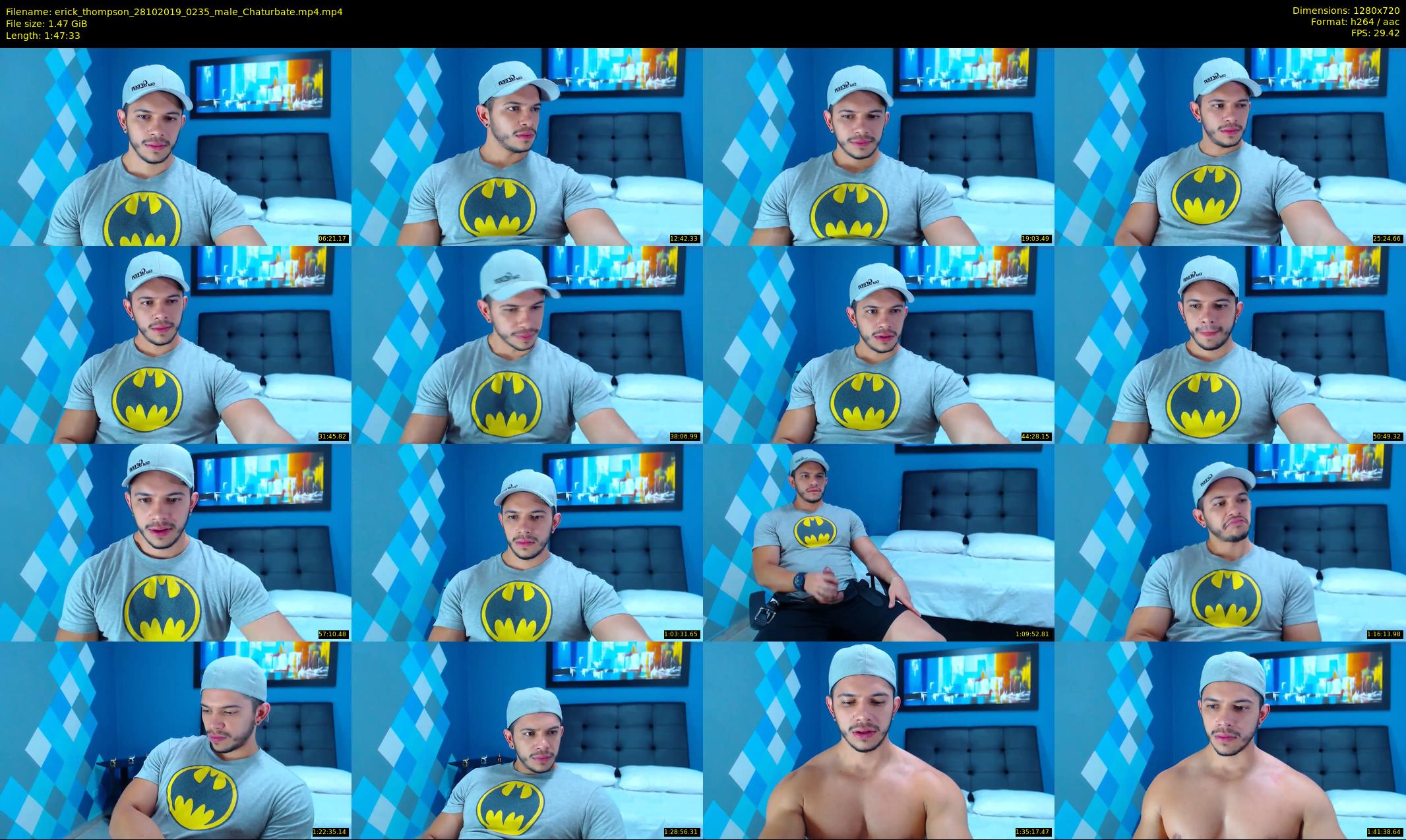 erick_thompson — 108 minute Chaturbate male cam show recording, 720p, Oct 28, 2019
