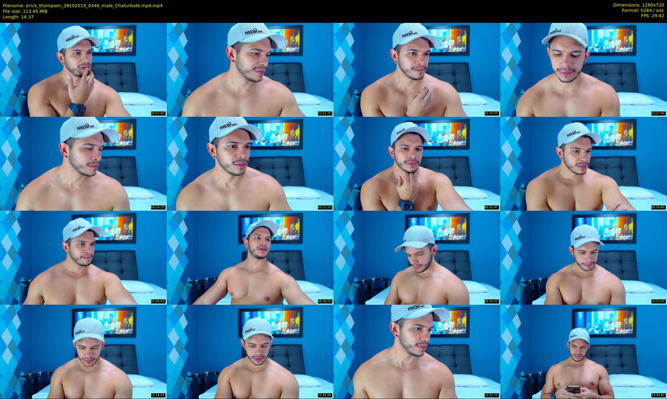 erick_thompson — 15 minute Chaturbate male cam show recording, 720p, Oct 28, 2019