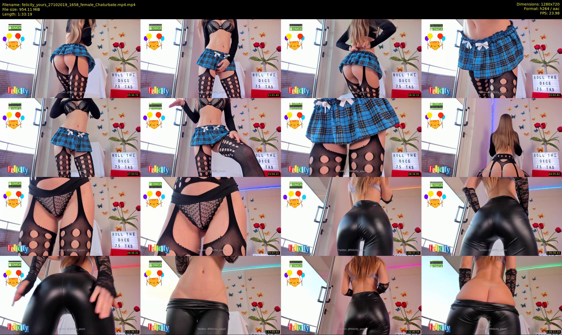 felicity_yours — 94 minute Chaturbate female cam show recording, 720p, Oct 27, 2019