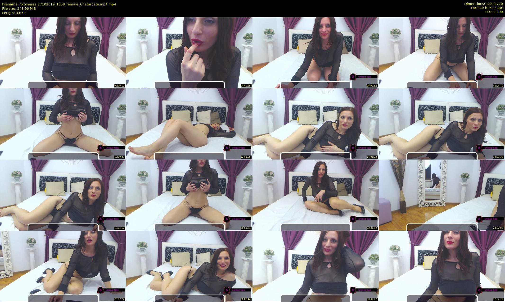 foxynesss — 34 minute Chaturbate female cam show recording, 720p, Oct 27, 2019