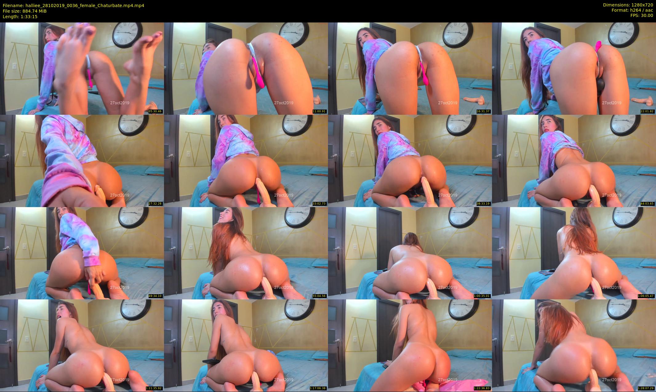 halliee — 94 minute Chaturbate couple cam show recording, 720p, Oct 28, 2019