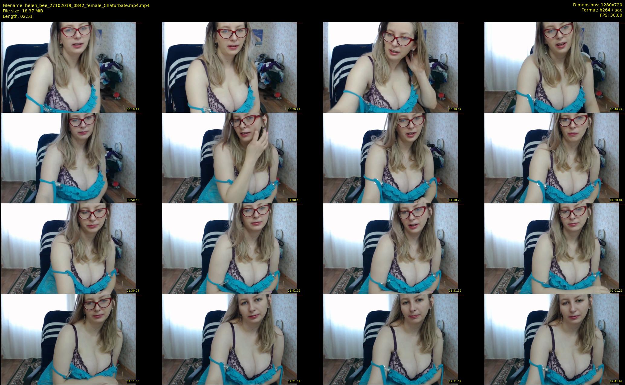 helen_bee — 3 minute Chaturbate female cam show recording, 720p, Oct 27, 2019
