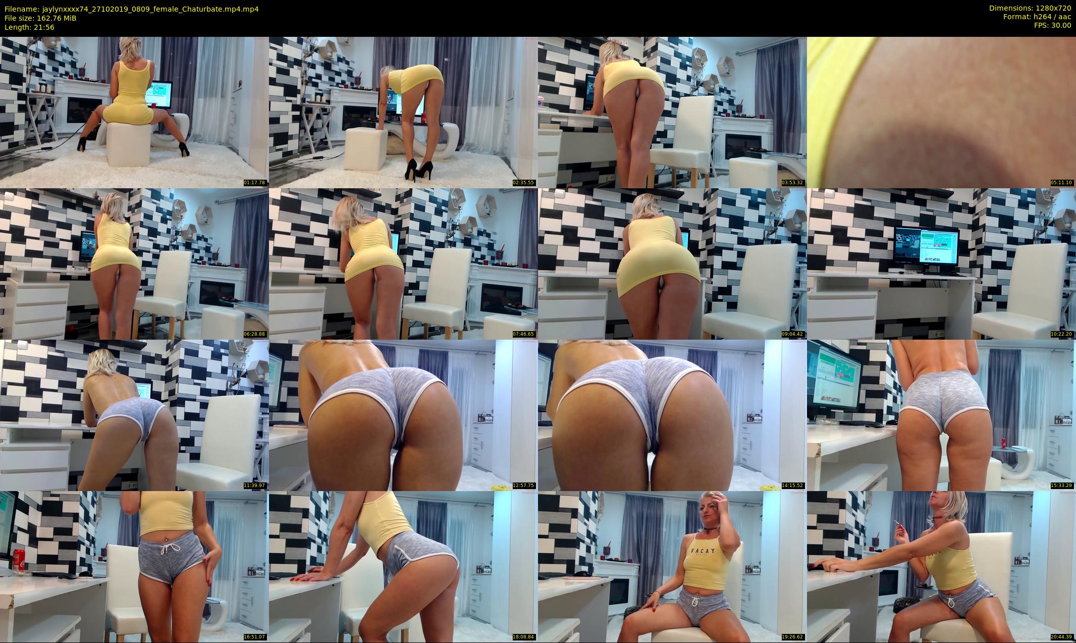 jaylynxxxx74 — 22 minute Chaturbate female cam show recording, 720p, Oct 27, 2019