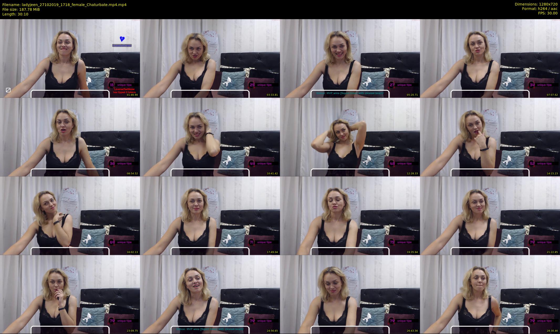 ladyjeen — 31 minute Chaturbate female cam show recording, 720p, Oct 27, 2019