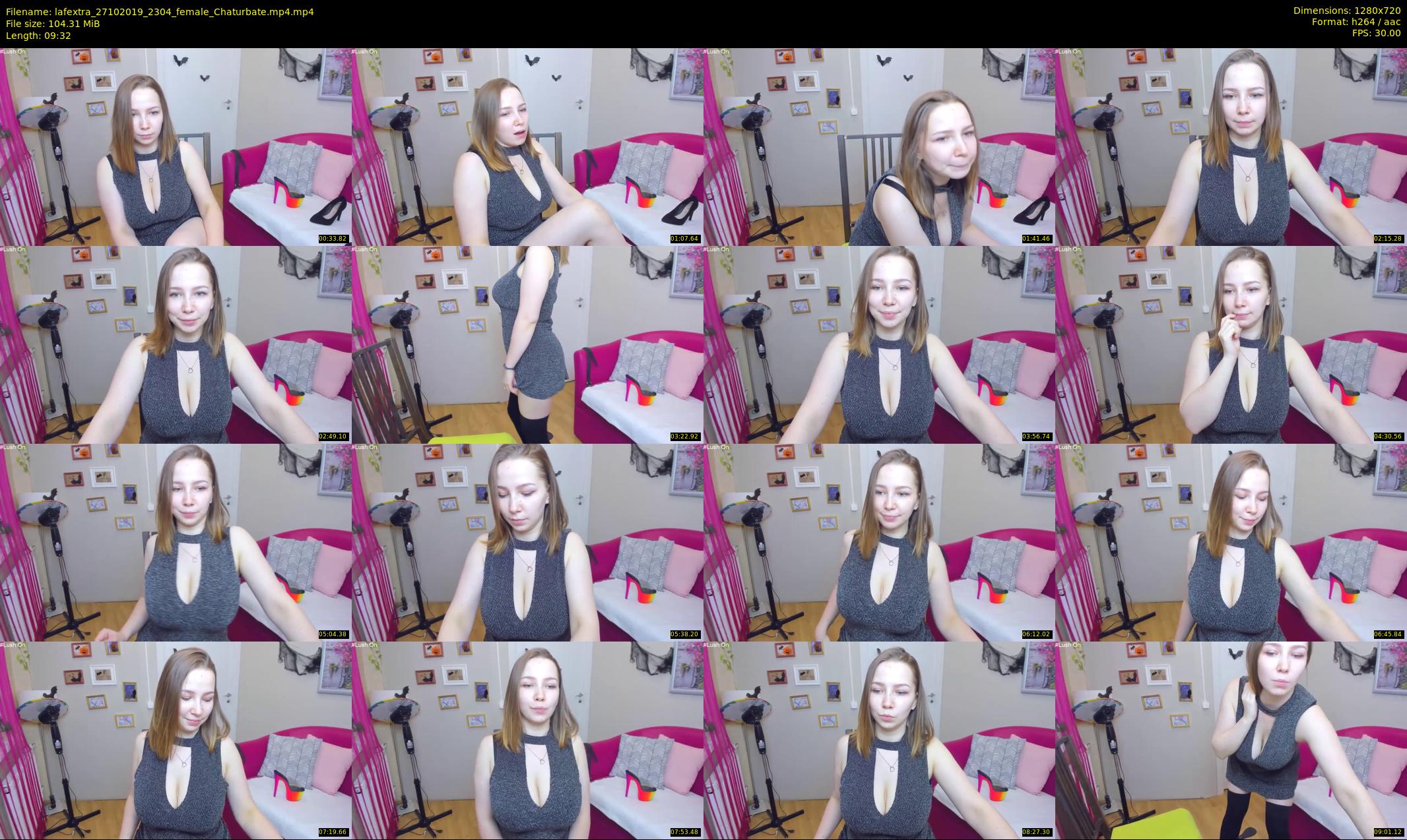 lafextra — 10 minute Chaturbate female cam show recording, 720p, Oct 27, 2019