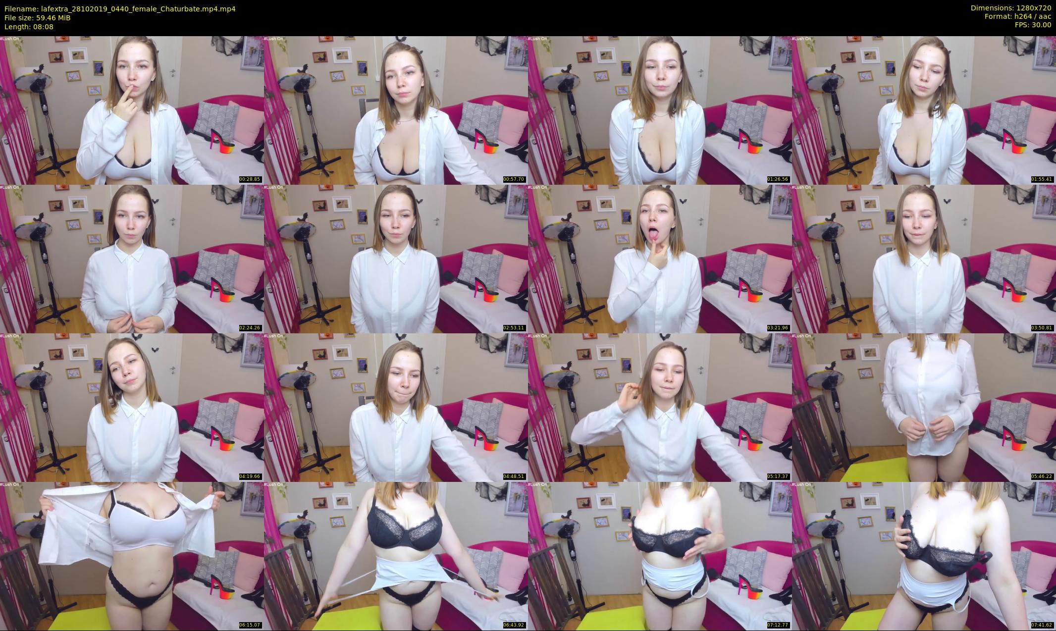 lafextra — 9 minute Chaturbate female cam show recording, 720p, Oct 28, 2019